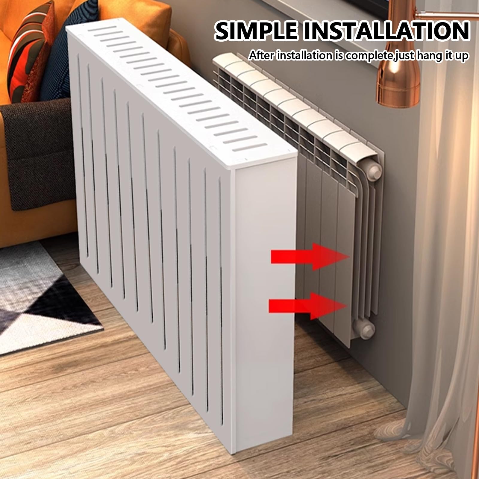 Verwarmingsdeksel, Moderne Radiatorafdekking, Opbergbakafdekking Voor