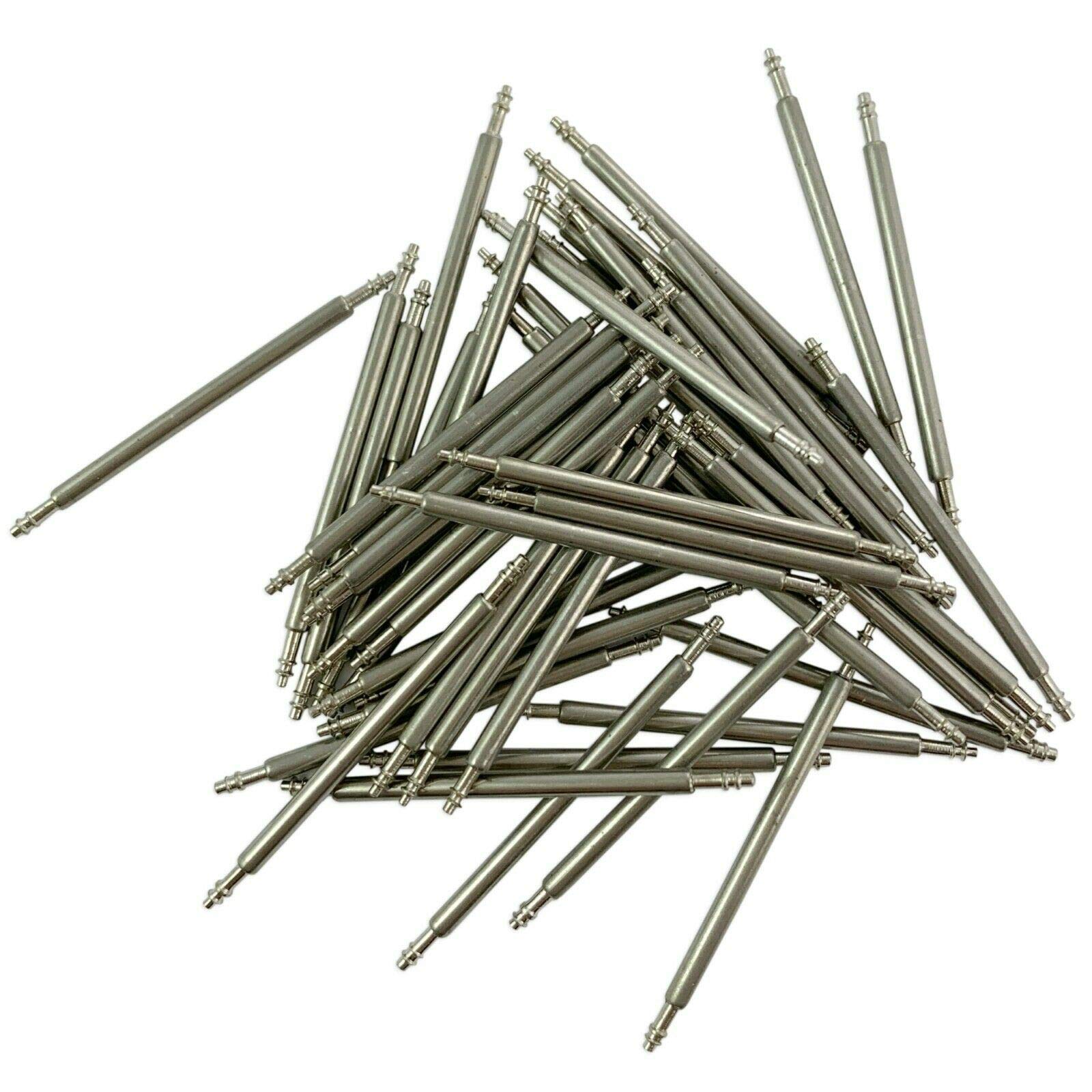 Jewellers Tools 32mm Pack 100pcs Watch Spring Bar Strap Fitting Spares Links Tool Repair