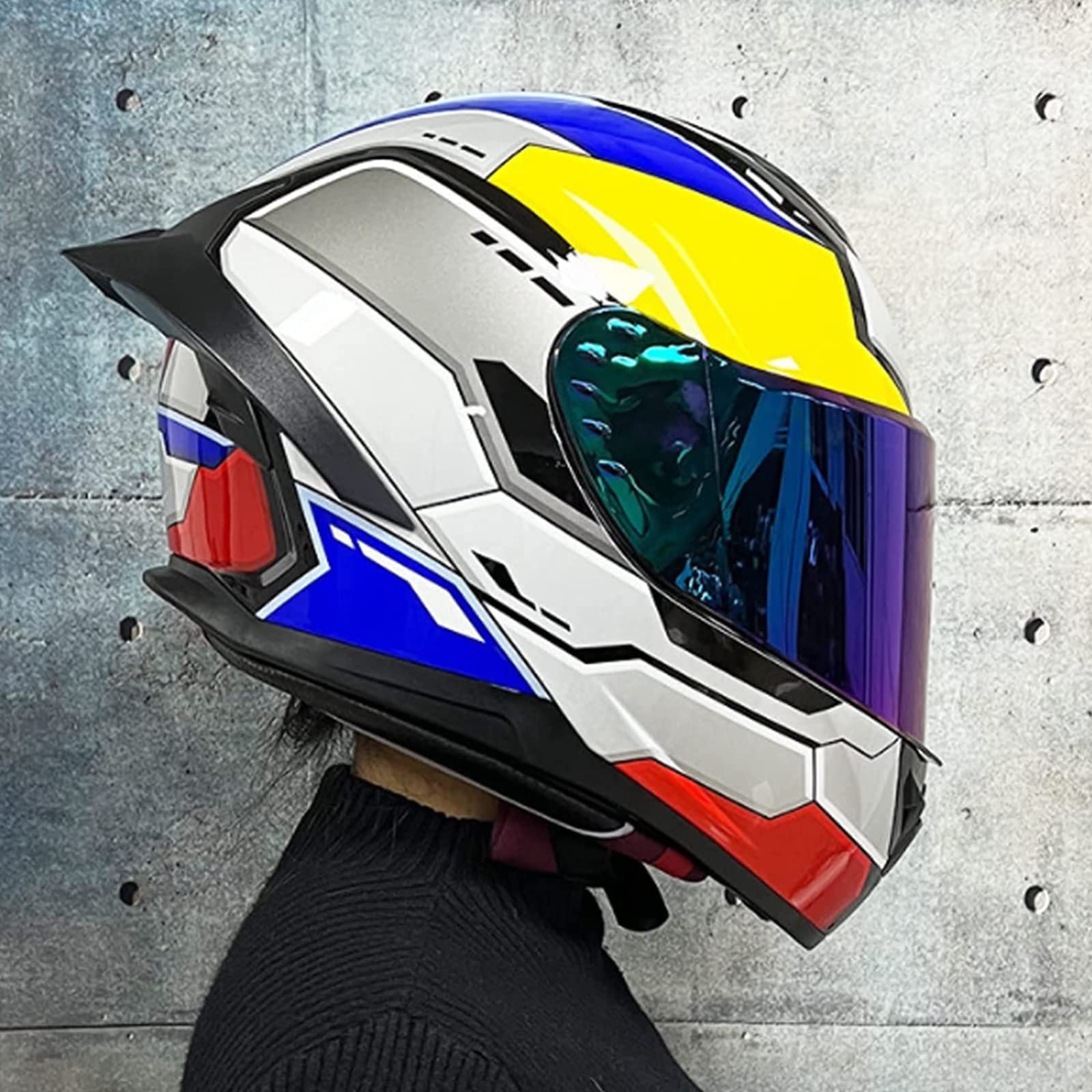 dot approved helmets motorcycle Le Full Face Helmet for Motorcycle, Moped, Street Bike, Modular Helmet with Sun Visor for Adult, Young Men and Women – Matte Black A3,2XL=63-64CM Automotive life-event-jockey-new-year-racing-resolution-equipment-upgrade SNELL M2010 METAL MULISHA Colors:Velvet Black