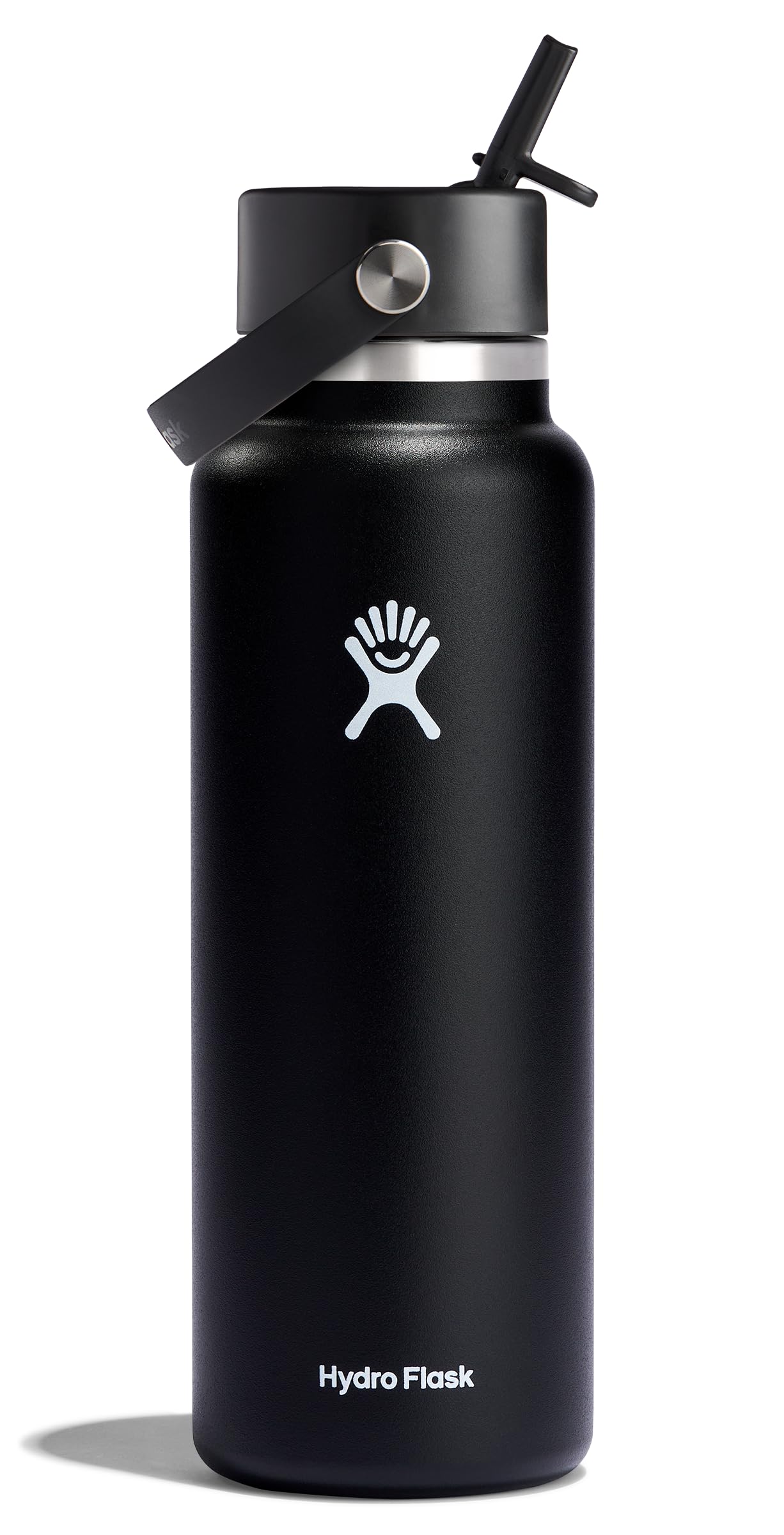Hydro Flask40 OZ WIDE FLEX STRAW CAP BLACK