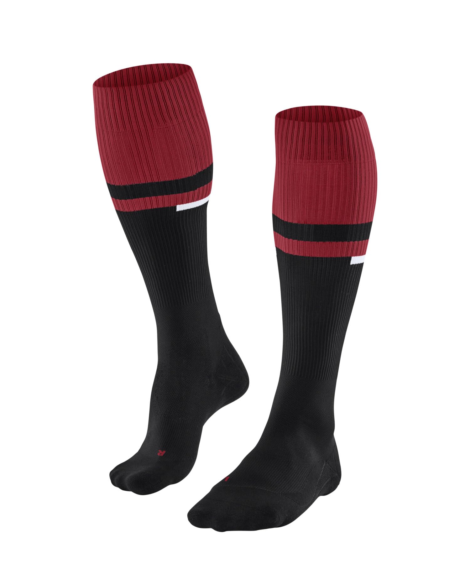FALKE Men's RU Compression Energy M Kh Functional Yarn With Compression Running Socks 1 Pair, Black 3008 - Calf circumference W4, 5.5-8