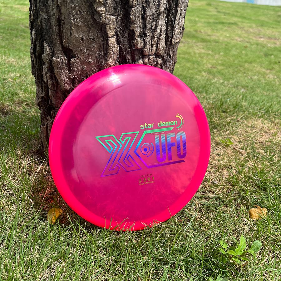 X-UFO Disc Golf Starter Set - 3 Piece Professional Disc Golf Set for Beginners, Lightweight & Portable, Putter Driver Midrange 170g-173g