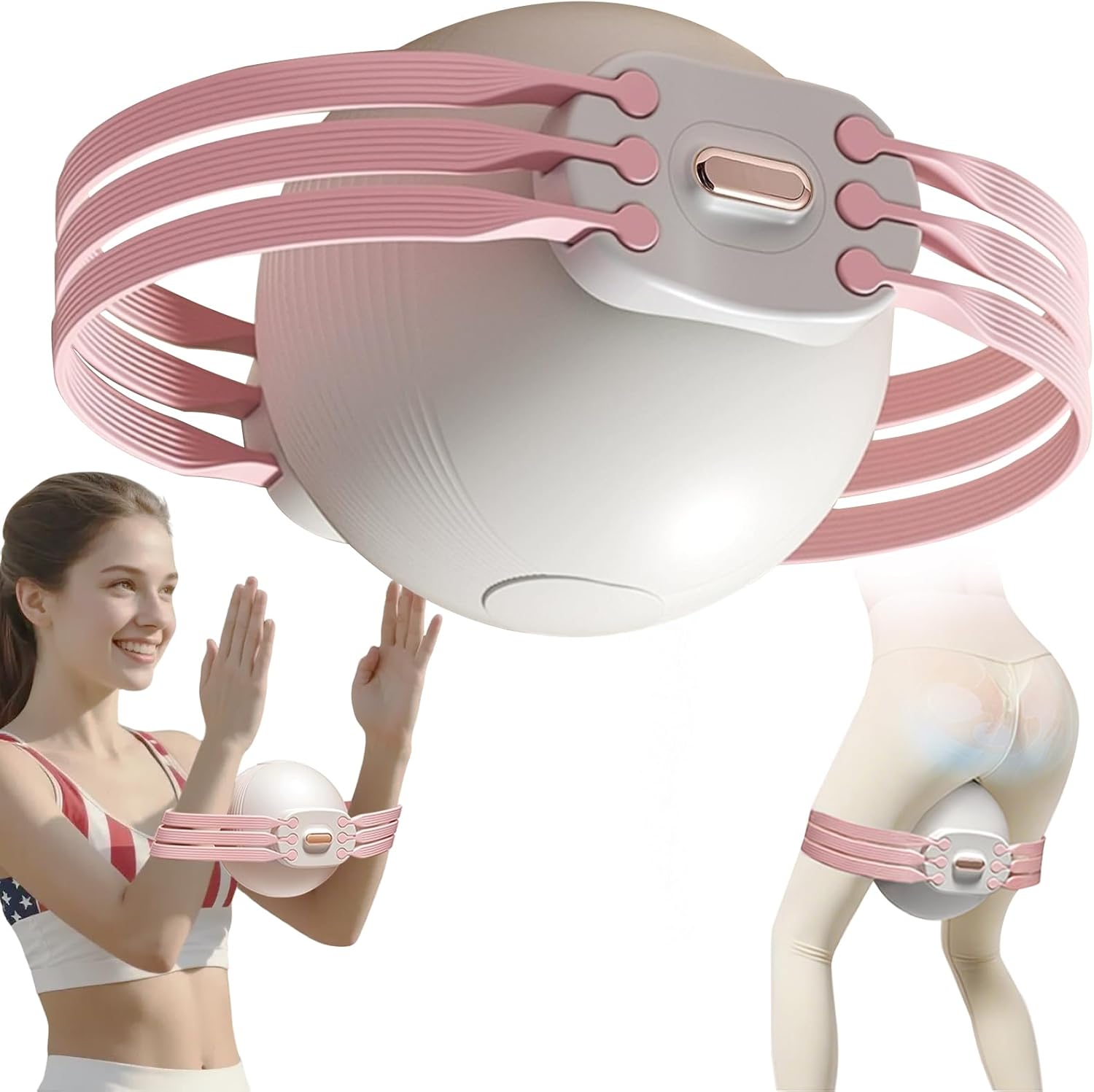 Thigh Trainer Kegel Exerciser,Pelvic Floor Muscle Trainer, Leg Slimming, Buttocks Lifting, Fitness, Powerful Stretching Without Displacement for Leg Shaping Pelvic Floor Trainer, Postpartum Training