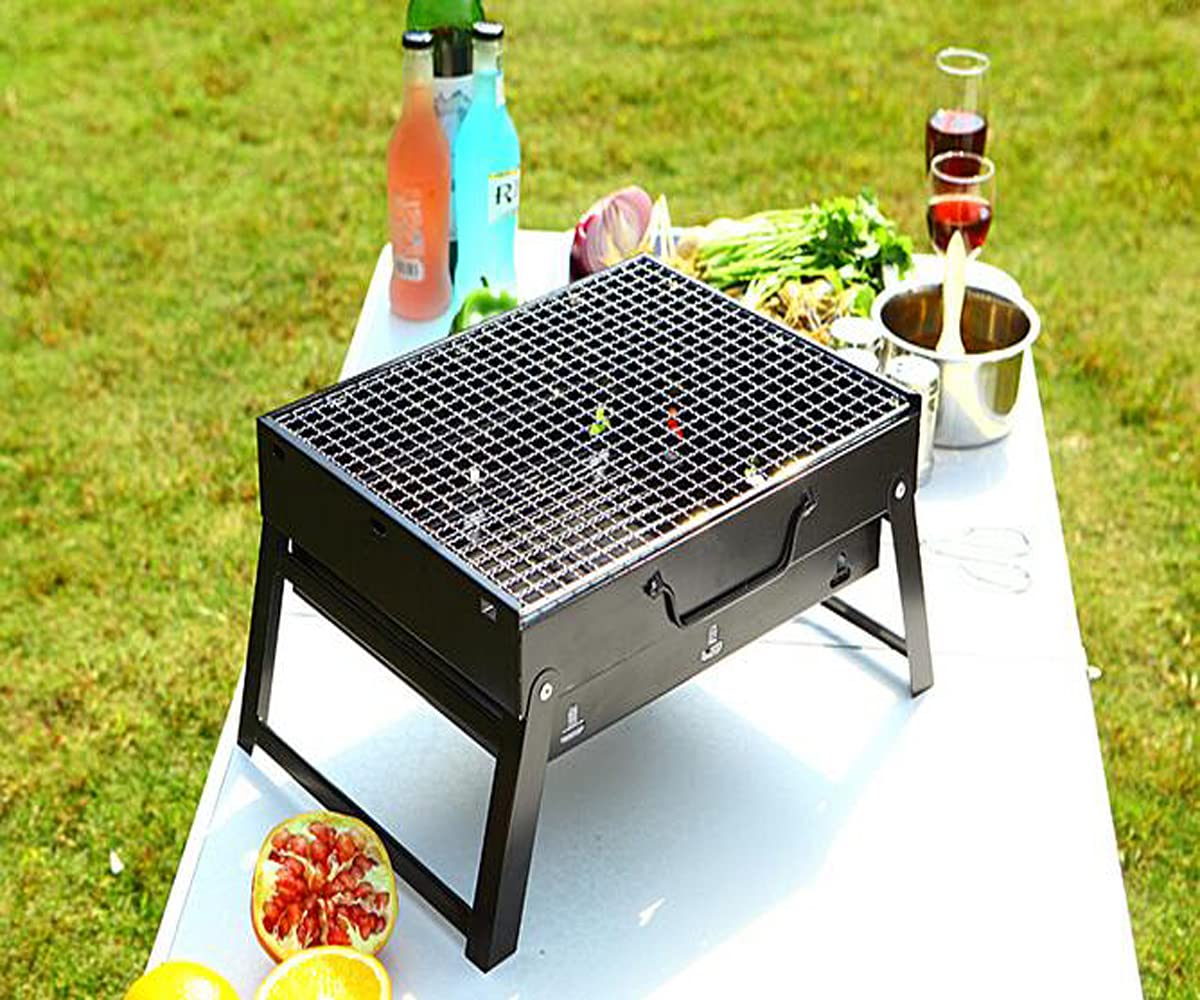 Grill Na Węgiel Drzewny Przenośny Grill Na Węgiel Drzewny, Miłośnicy Grillowania, Podróże, Parki