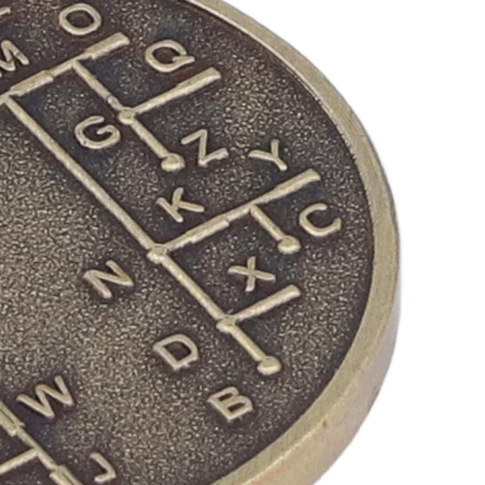 Generic CW Morse Code Monety Ocynkowane Miedziane Monety Pamiątkowe Brąz dla Amatorskich Szkoleniowej dla Początkujących dla Początkujących, Kod Kablowy Powiększanie Wiertarki