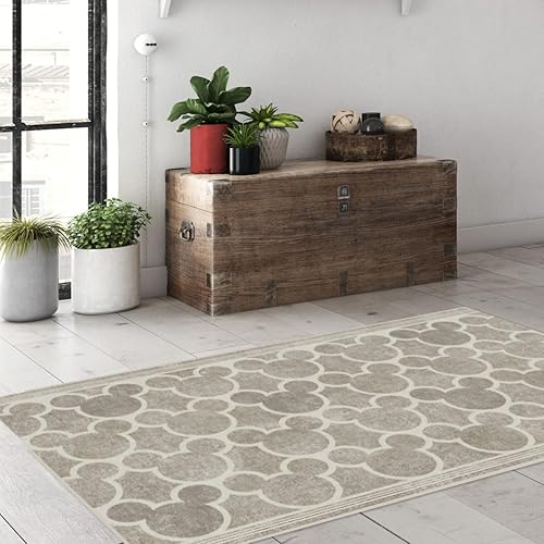 Miniatura 2 de RUGGABLE Disney Classic Mickey Mouse - Alfombra lavable perfecta para guardería, sala de juegos, habitación de niños, apta para mascotas y niños,