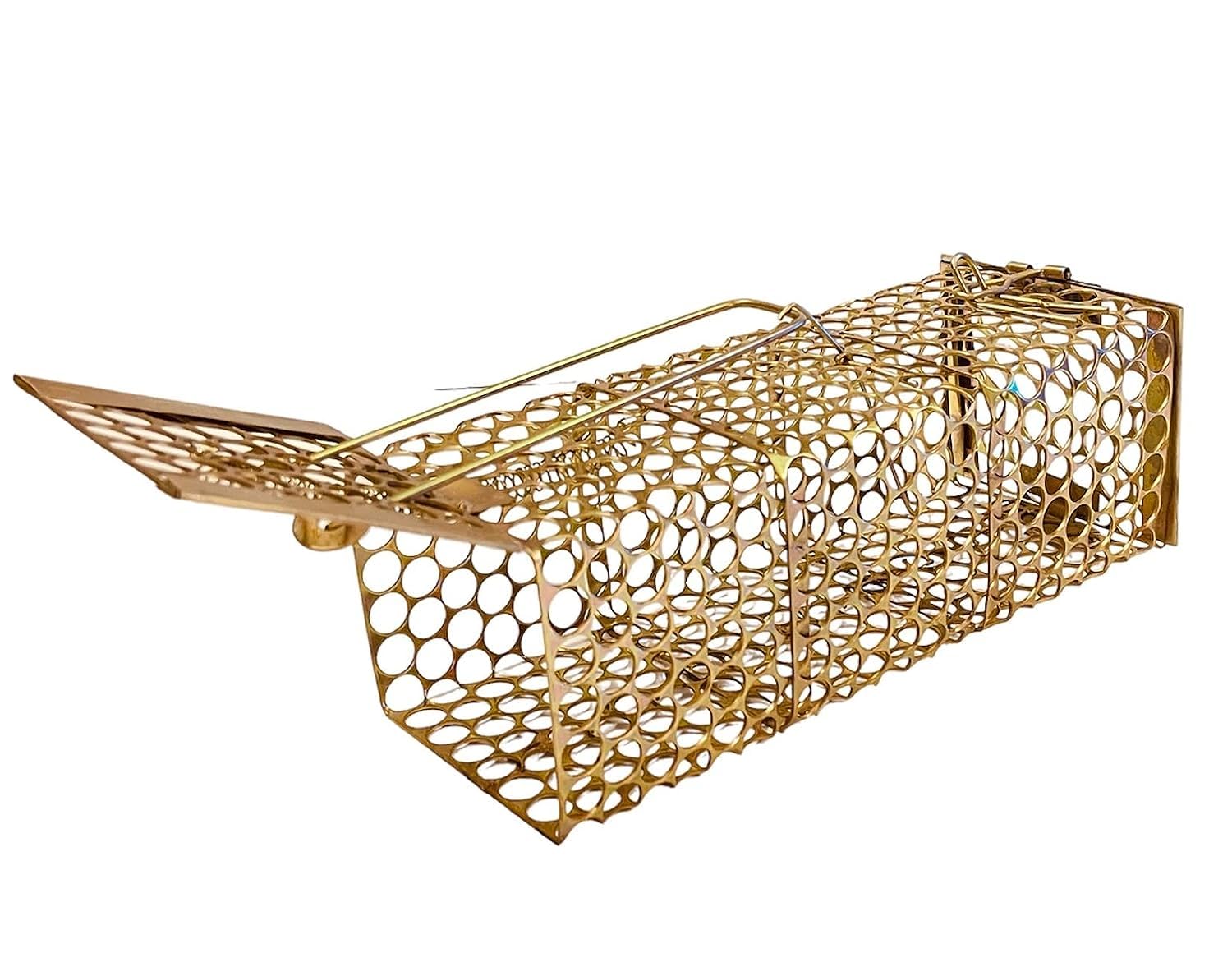 (Pack of 1) Rat/Mouse/Rodent Trap Cage Rustic Copper (1, Medium/20.5 X 8 X 8 cm)-image-4