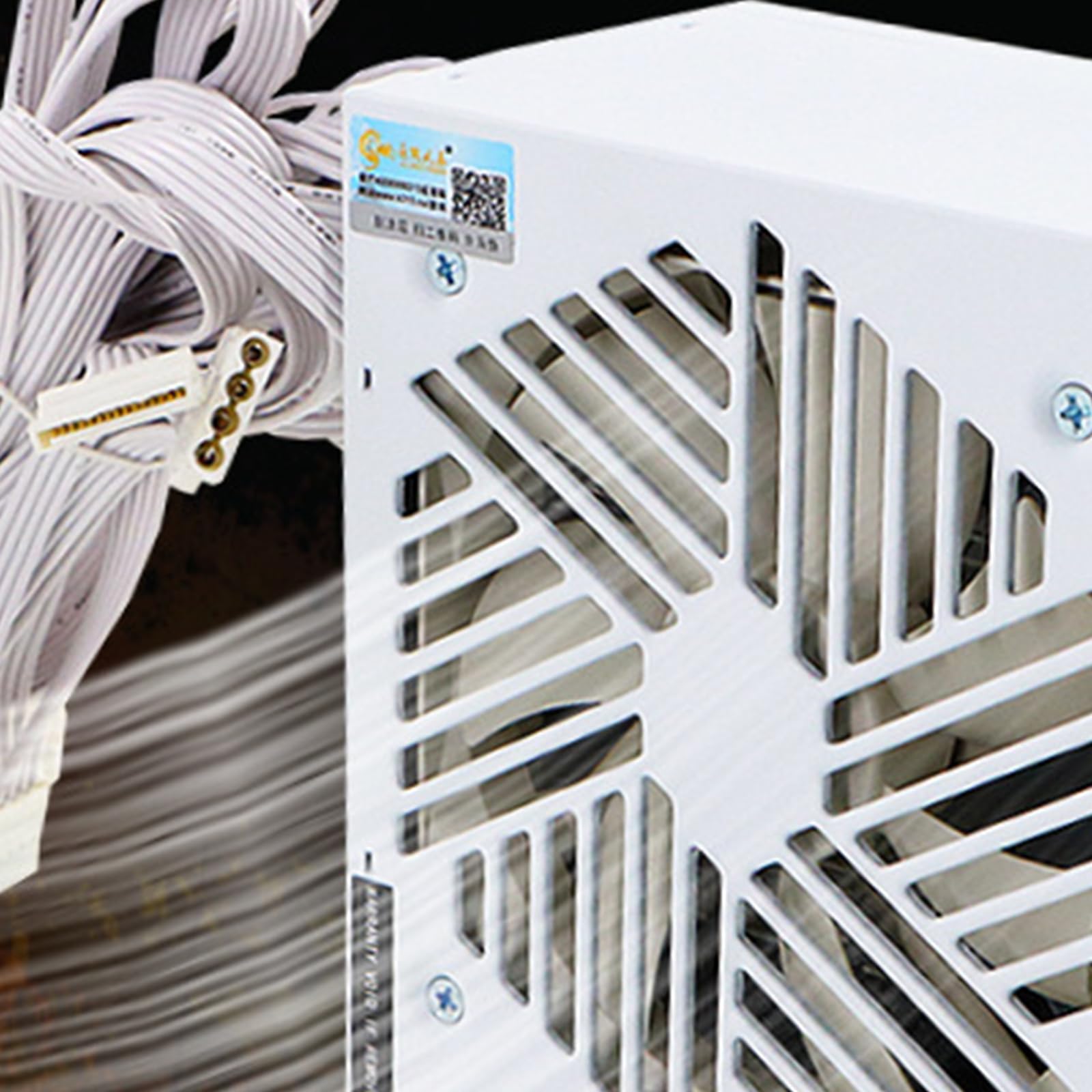 Fuente de alimentación de 12 V, 20 + 4 pines, 650 W, fuente de alimentación para juegos de computadora con ventilador de 120 mm, chasis de computadora, fuente de alimentación de componentes
