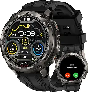 KOSPET Tank T4 Rugged Smart Watch, GPS & Offline Maps, 10ATM Waterproof