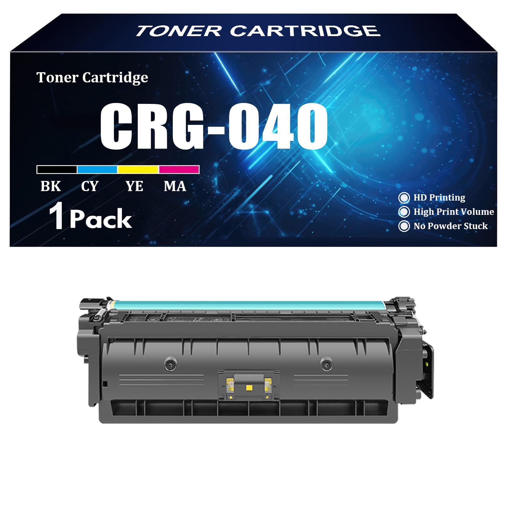 Toner CRG-040 Canon compatible multicolore haute définition pour l'impression laser