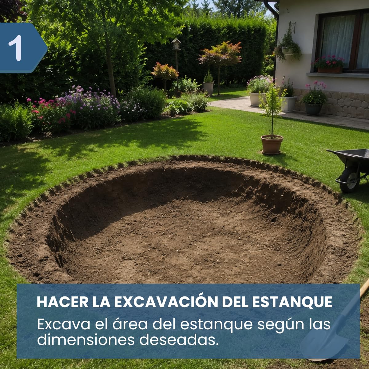 Lámina Impermeabilizante EPDM |Espesor 0,8 mm |para Estanques y Biolagos | Flexible | Alta Resistencia UV | Fácil Instalación| Material Duradero| Excelente adaptación al Terreno (2m x 1m)