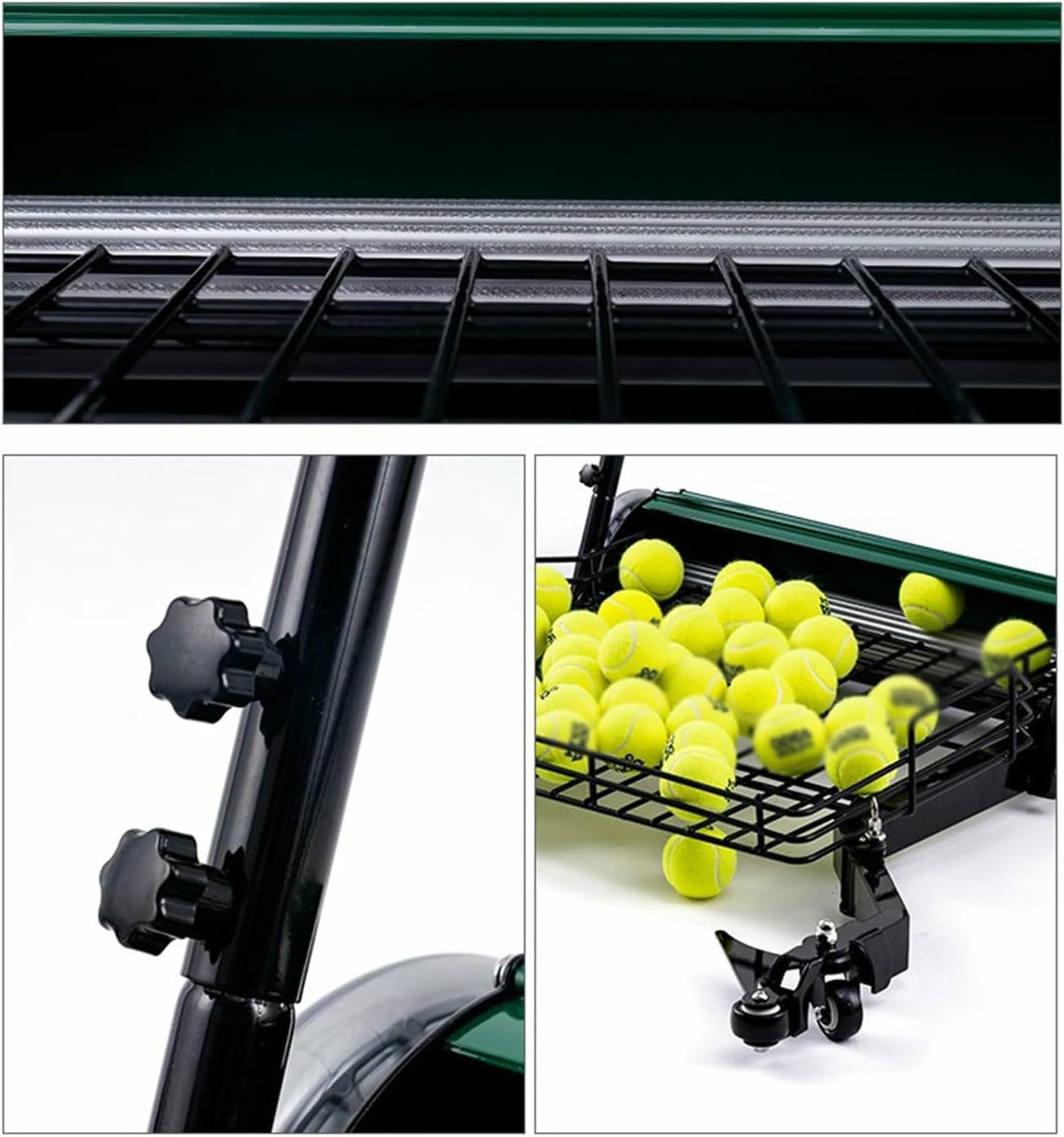 Raccoglitore automatico di palline da tennis, con capacità di 290, raccoglie 90 palline contemporaneamente per scuole, allenatori e club