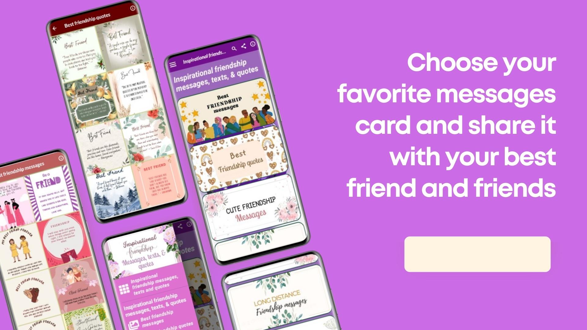 Inspirational friendship messages, texts and quotes - App on Amazon ...