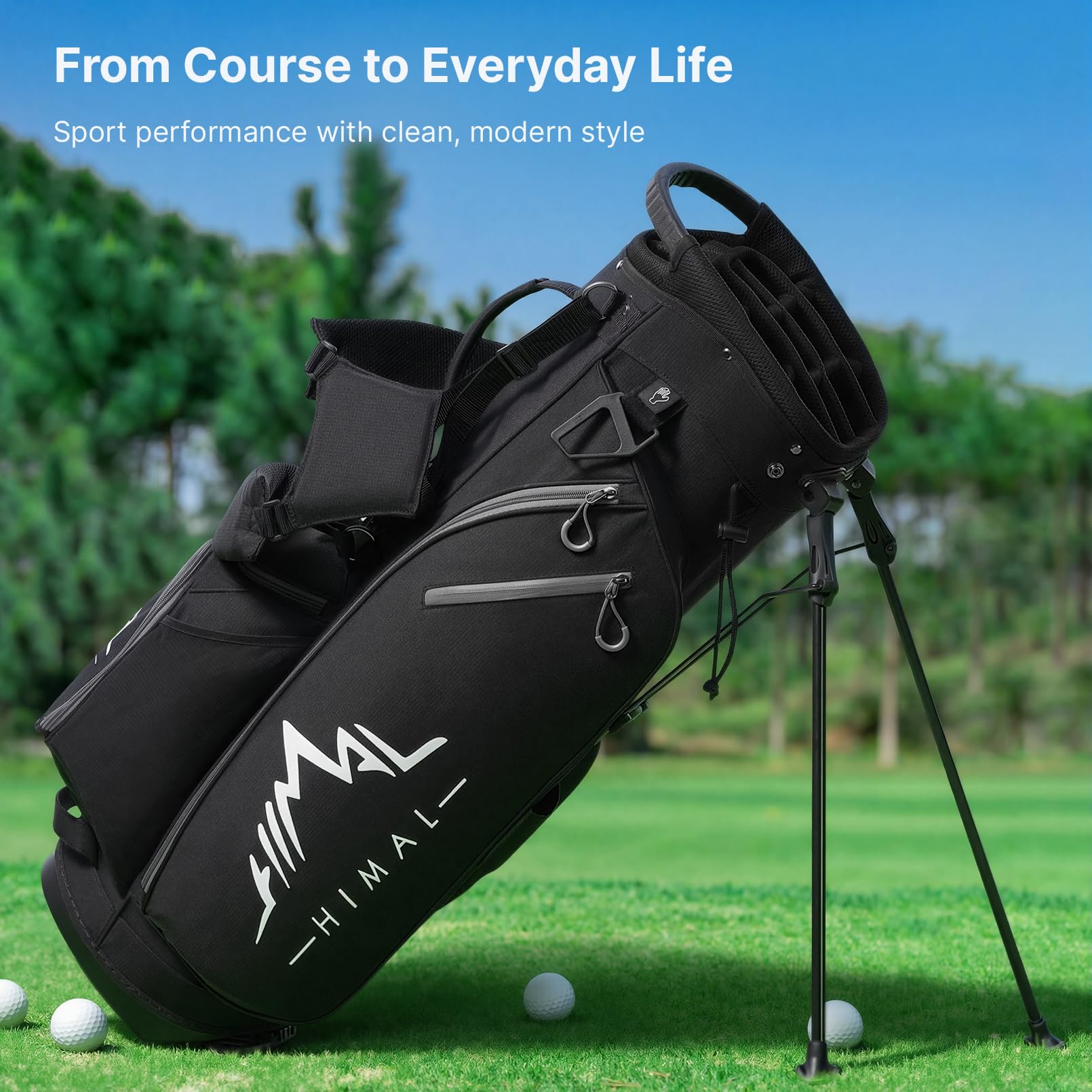 Amazon | GoHimal(ゴーヒマル) 14ウェイゴルフスタンドバッグ メンズ