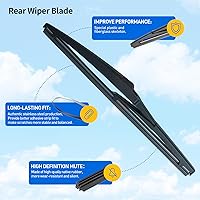 Vista 3 de Kits de Limpiaparabrisas Trasero para Kia Soul 2010 2011 2012 2013 2014 2015 2016 2017 2018 2019 Brazo Limpiaparabrisas Trasero y Equipos