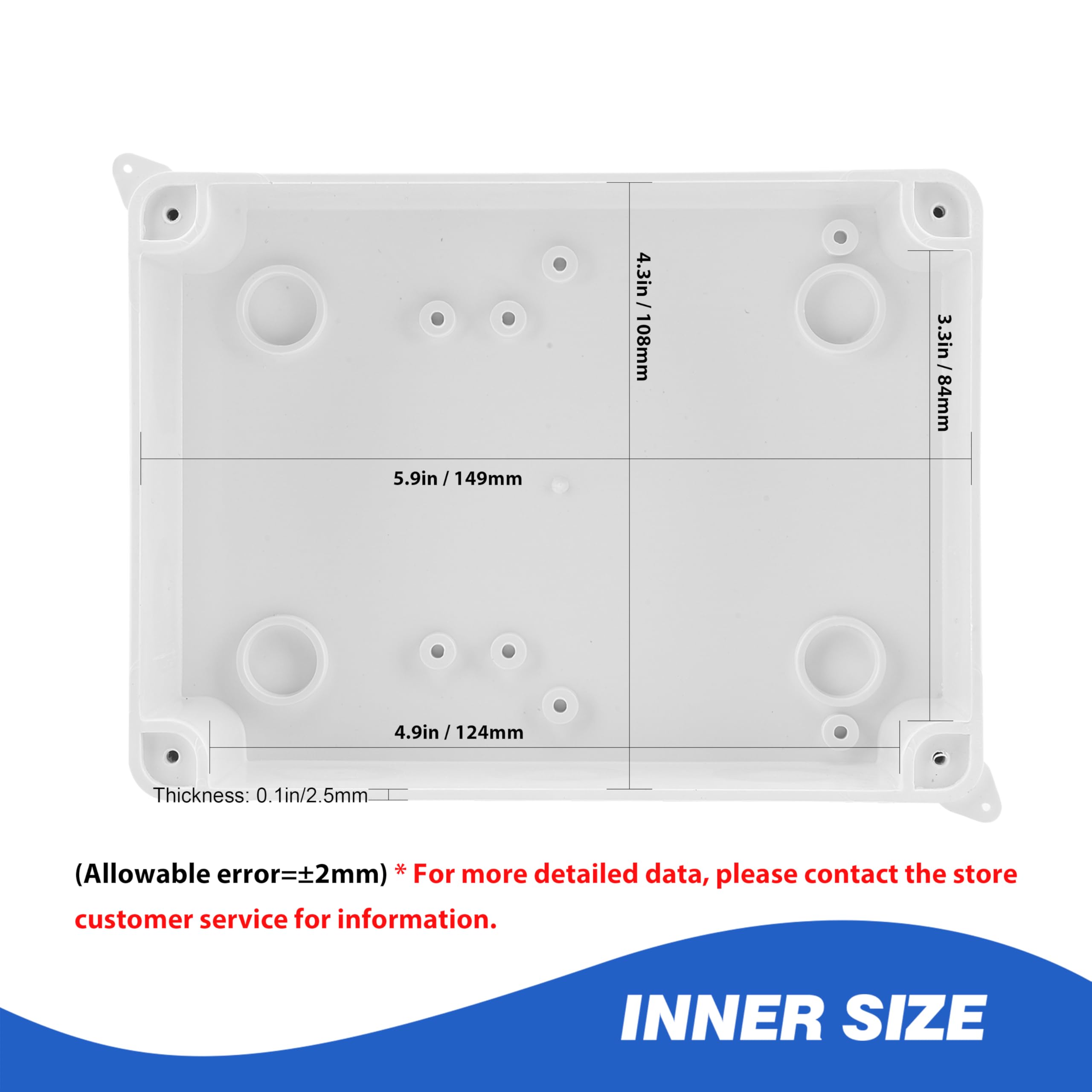 Waterproof Electrical Box - IP65 Dustproof Enclosure -5 Waterproof Electrical Box - IP65 Dustproof Enclosure -5