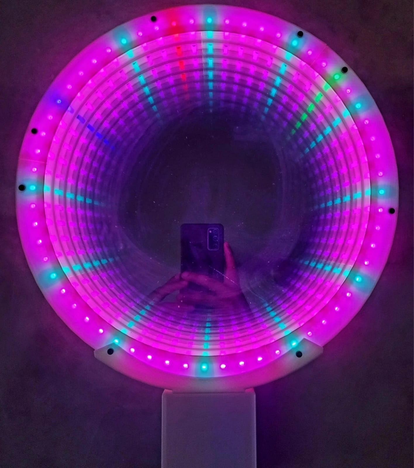 Buy Mini Infinity Mirror, Magic Mirror, Neo Pixel Clock, Wall