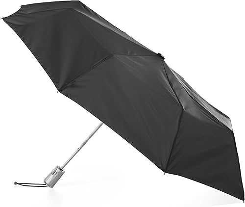 totes Paraguas plegable de viaje impermeable abierto automático, Negro -, Paraguas plegable de viaje resistente al agua abierto automático