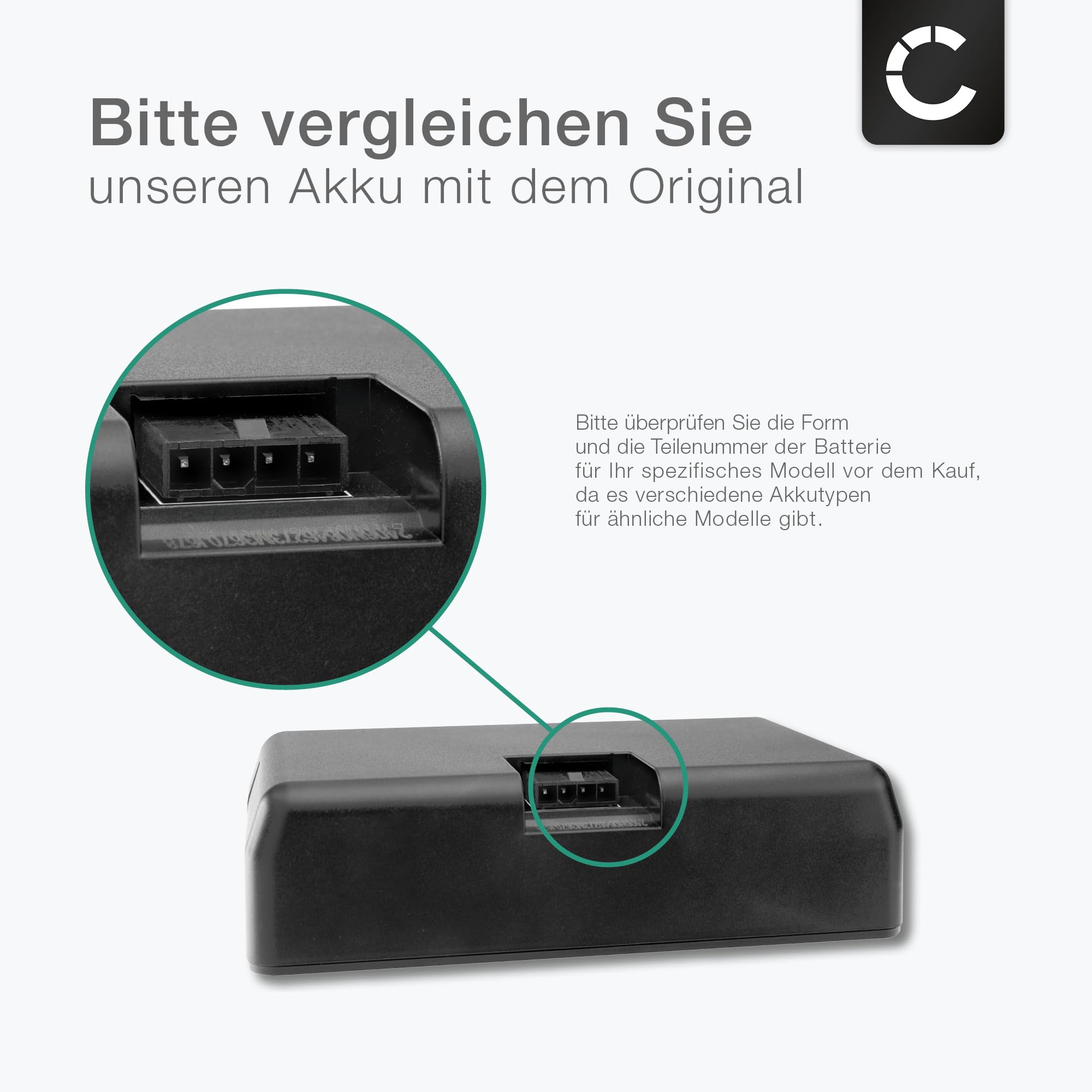 CELLONIC 1x Akku für Garten Kompatibel mit Husqvarna Automower Limited Edition 2020, Kompatibel mit Gardena Sileno Minimo 250, Sileno Life 750, Husqvarna 584 84 28-02 - (2500mAh, 18V)