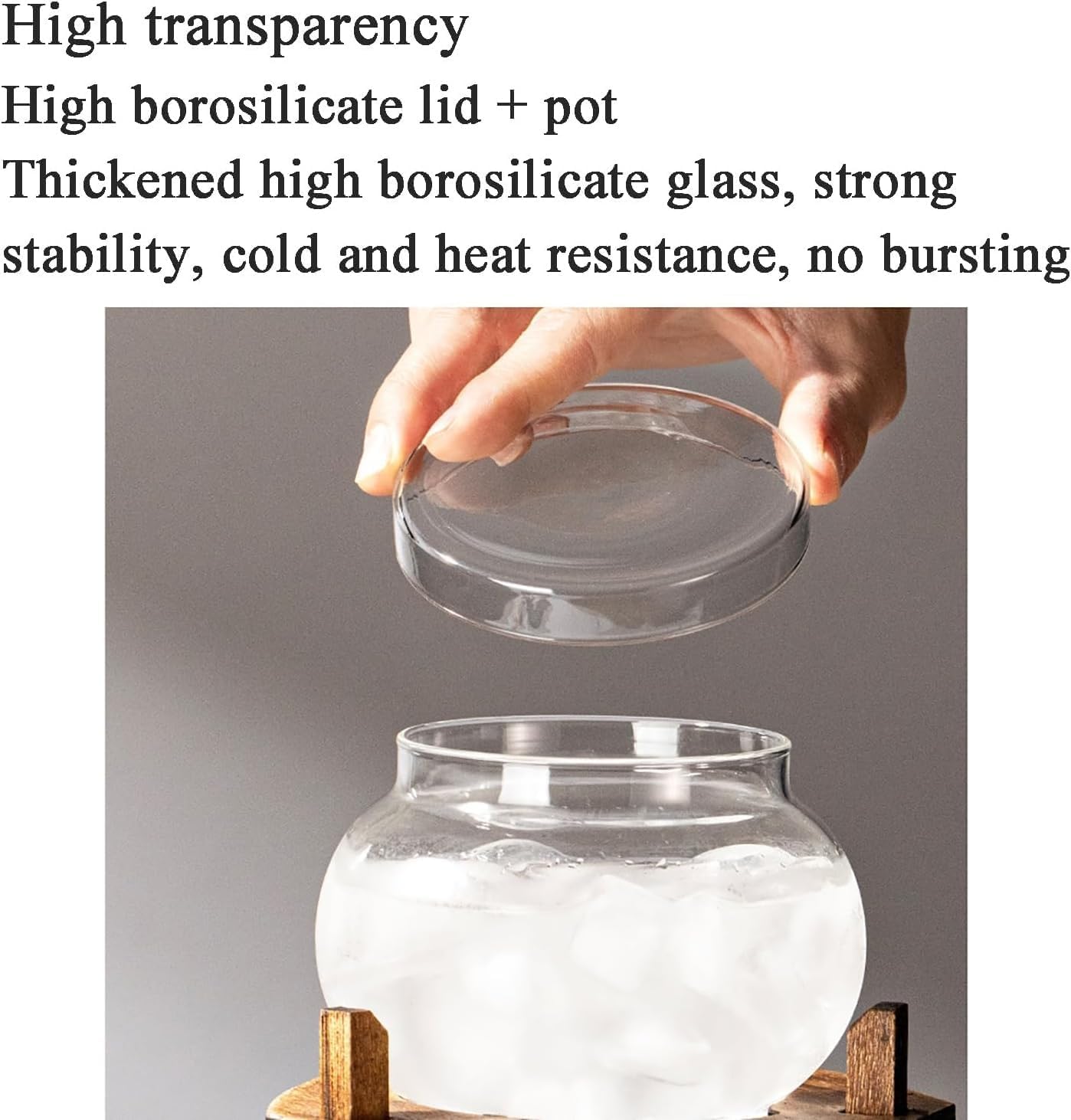 Eiskaffee-kaltbrüh-drip-tower-kaffeemaschine Aus Holz, 800 Ml Eisfilter-drip-kaffeemaschine, 6-8 Tassen, Zur Zubereitung Von Köstlichem Kalt Extrahiertem Kaffee Zu Hause, In Cafés, Bistros Und