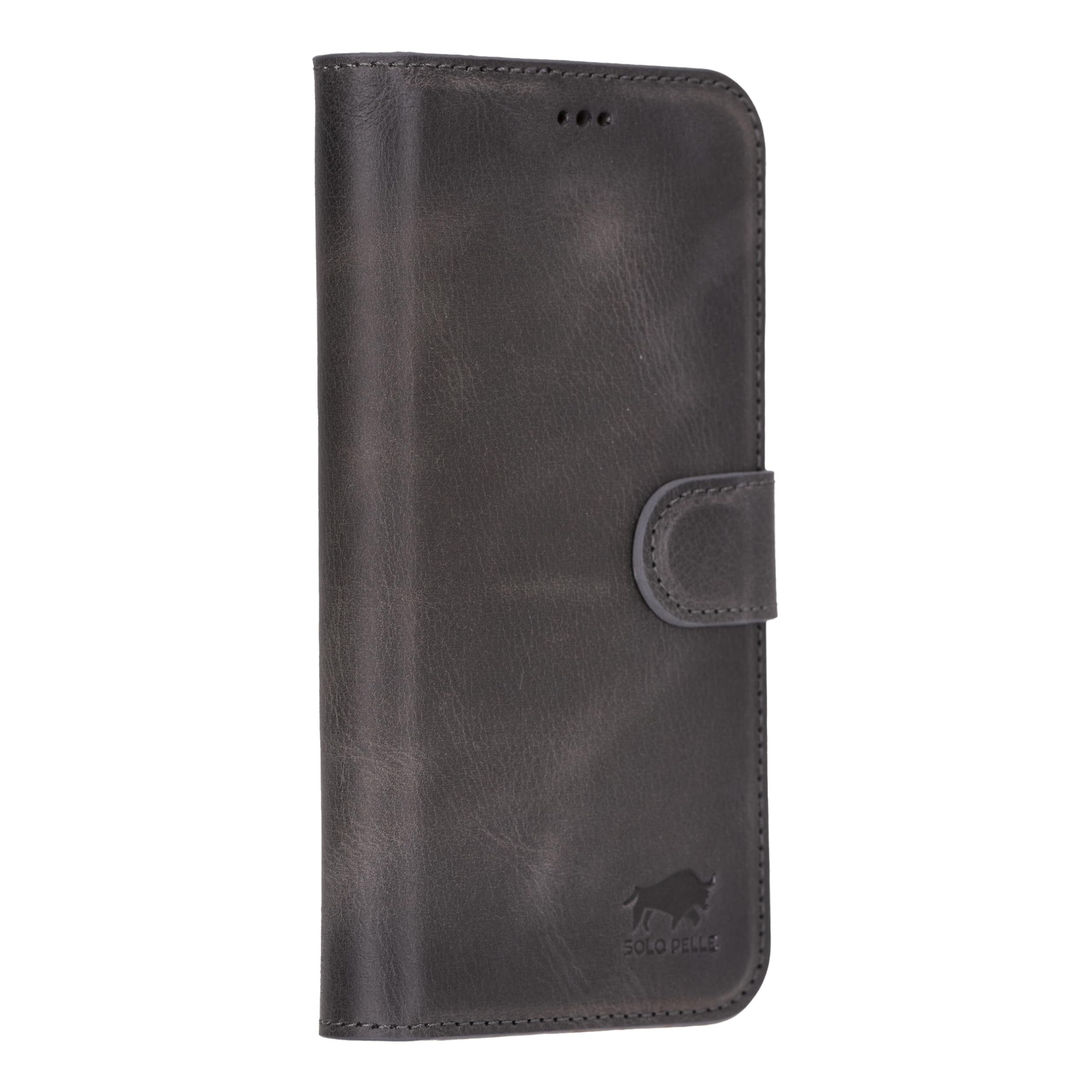 Custodia DMaos Per IPhone 16 Pro Max Con Porta Carte Staccabile - Pelle PU, Compatibile MagSafe, Con Supporto, Colore Nero, 6.9 Pollici 2024 - 3