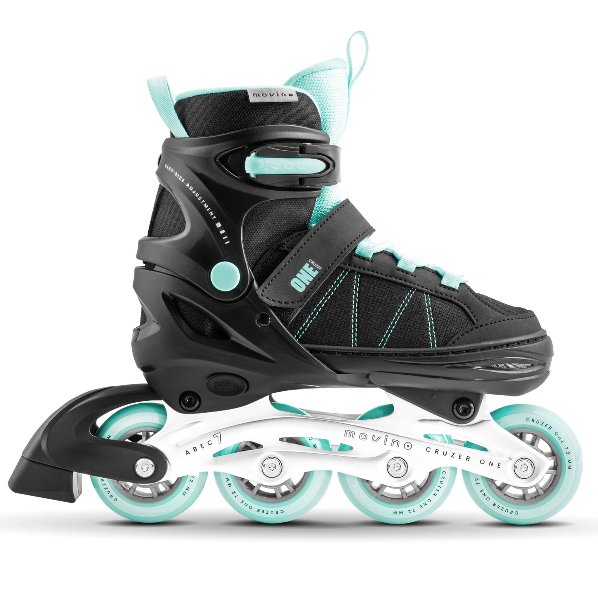 Movino Cruzer One | Rulli regolabili | Triplo sistema di fissaggio | Sistema di ventilazione | ABEC-9