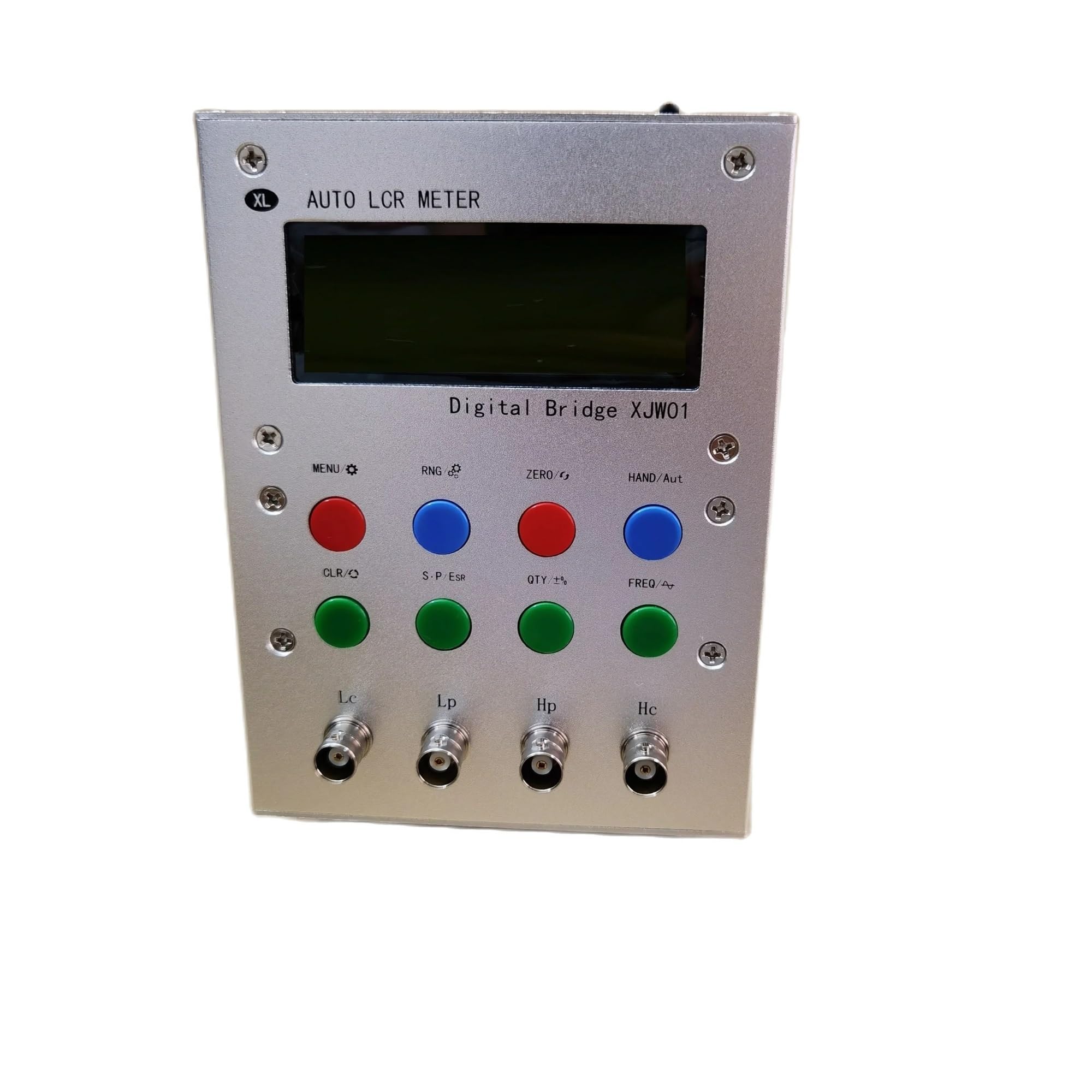 Probador de puente LCR, Comprobador de puente digital LCR, precisión de 0,3, comprobador de resistencia, inductancia y capacitancia(XJW01 Plug-in folder)