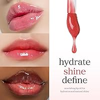 Vista 7 de NOONI Aceite de labios coreano - Appleberry Larga duración, hidratante, voluminizador, revitalizante para labios secos, resistente al agua, no se