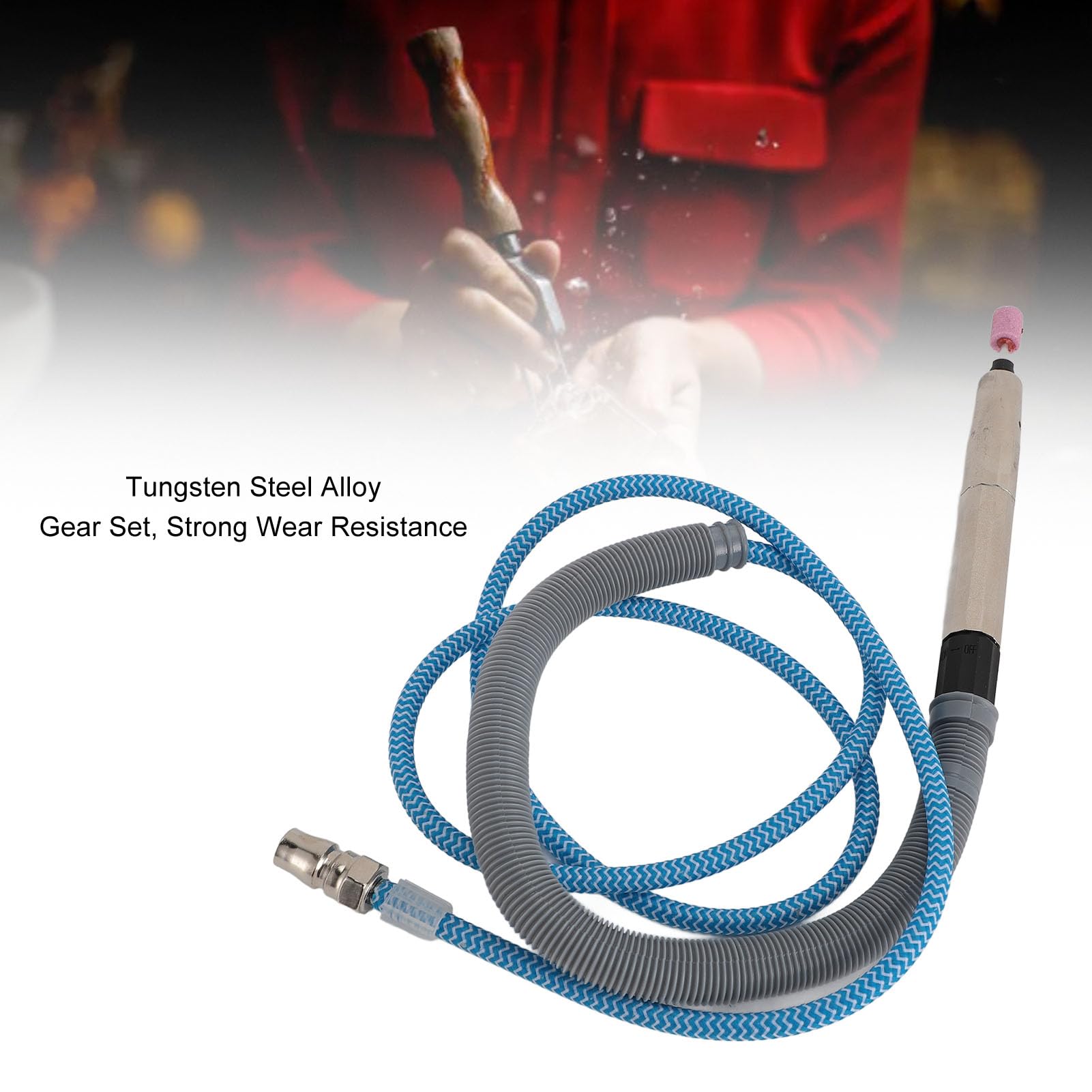 Penna per incisione pneumatica con mandrino M3 NPT1/4 pollici interfaccia tubo 65000 giri/min Kit per smerigliatrice pneumatica