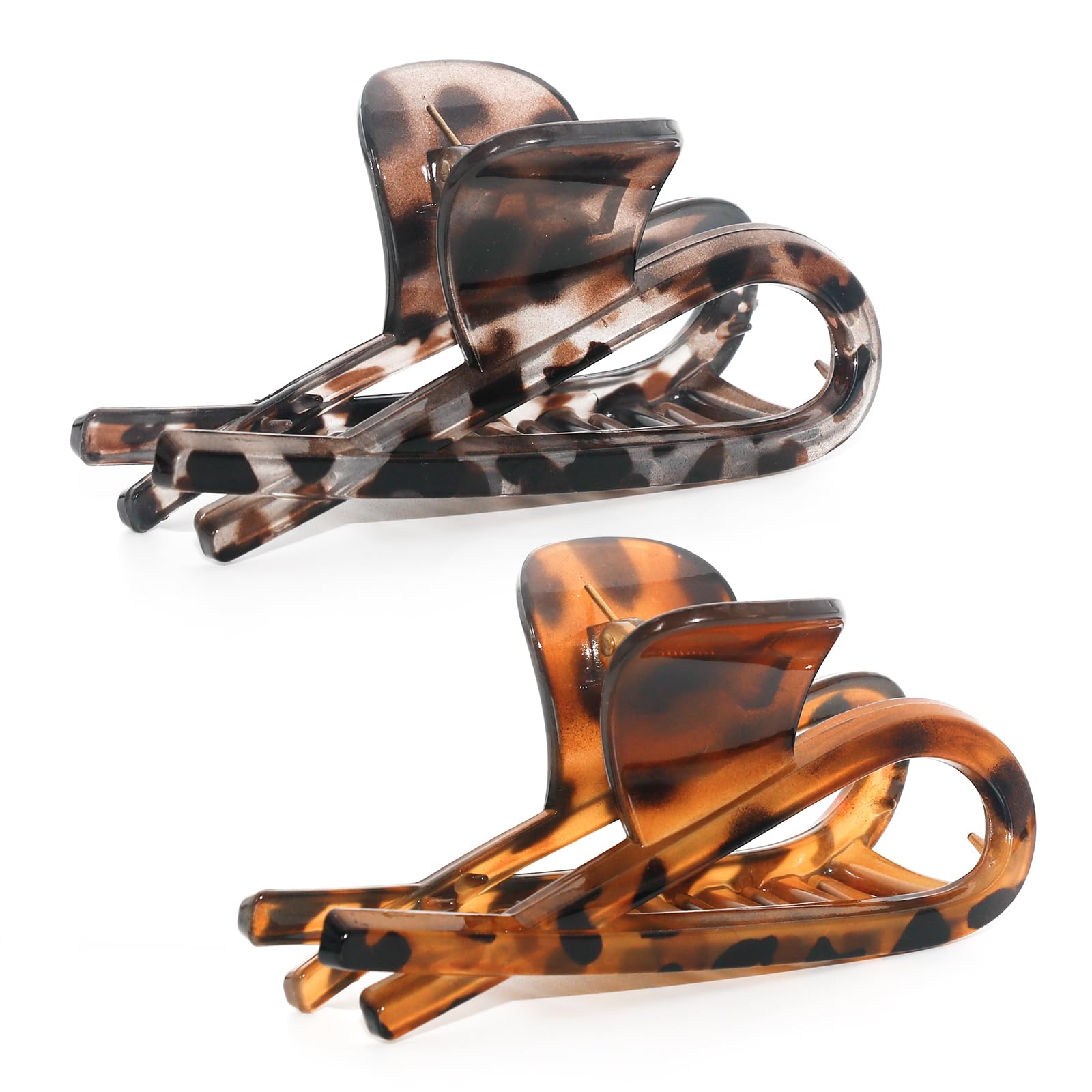 Mtandyx Hair Clips for Women Set of 2 4.7 Inch Large Hair Claw Clips for Women,Dolphin Hair Clip,Claw Clip for Thick Hair,Fashion Cute Hair Clips,Her