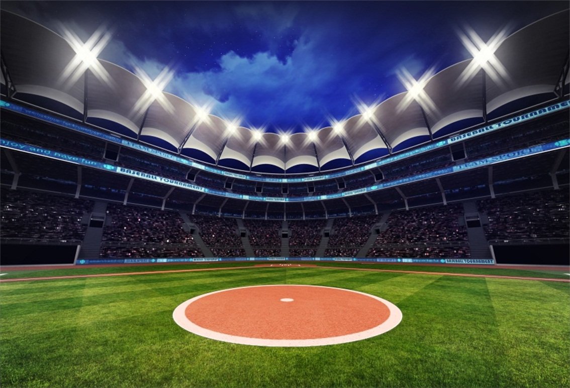 Baseball Field Background High Resolution Baseball Dirt Field Night