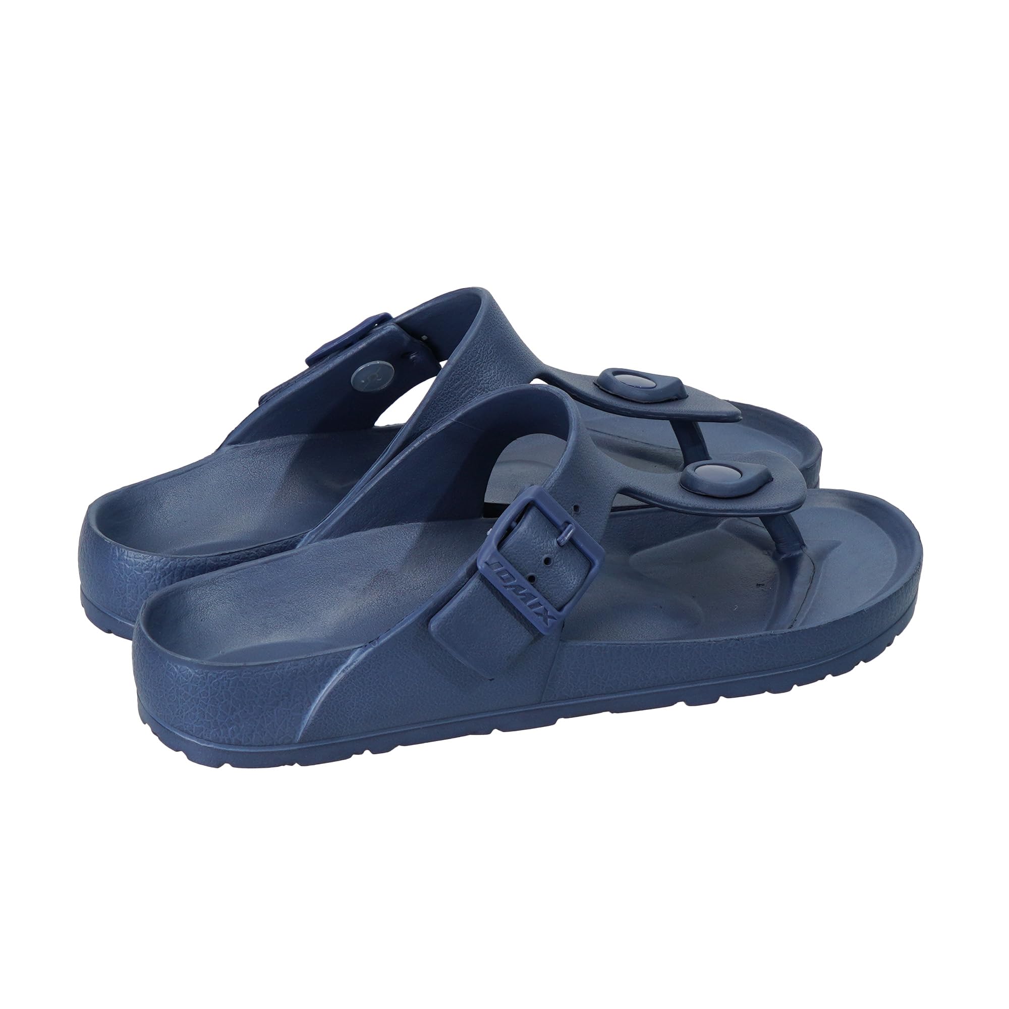 JOMIX Infradito Uomo Estive Ciabatte Eva Ortopediche Sandali con Fibbia Regolabile Gomma Pantofole Antiscivolo Leggere Spiaggia Mare Casa Piscina