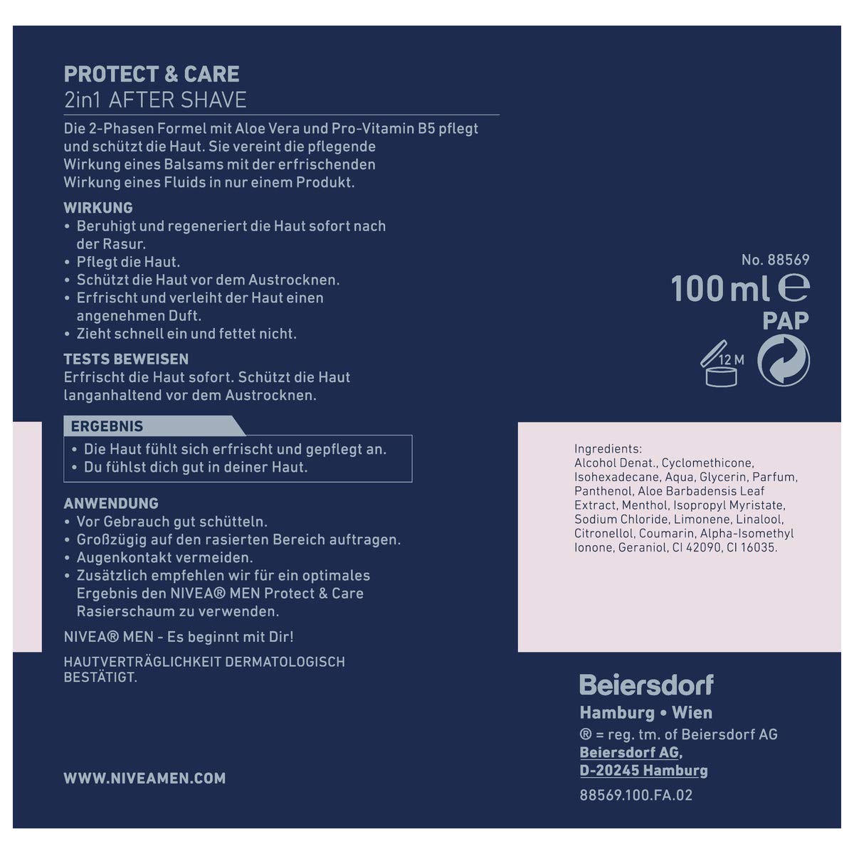 Balsam do golenia Nivea 2 w 1