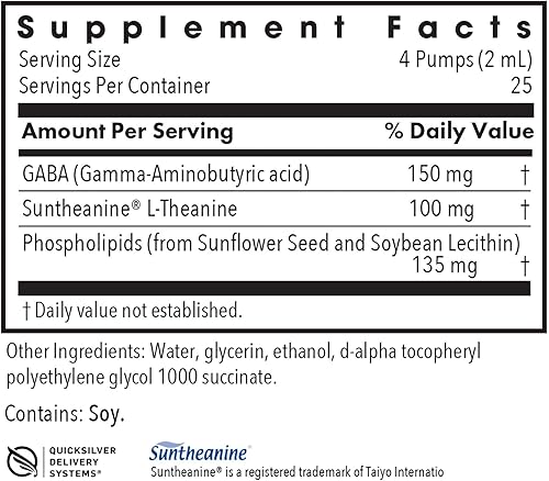 Miniatura 3 de Allergy Research Group - Zen liposomal - Mayor calma día o noche - 1.7 fl oz (1.7 fl oz)