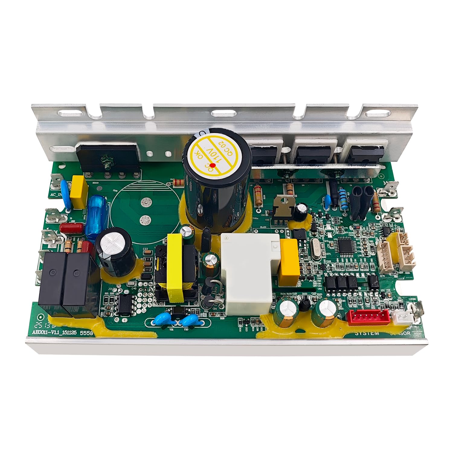 AE0016C Treadmill Motor Control Board Compatible with Sole F63 F65 Treadmill Control Board 110V Circuit Motherboard Replace #CRD020109 D020109 CRD020118 Treadmill Motor Controller