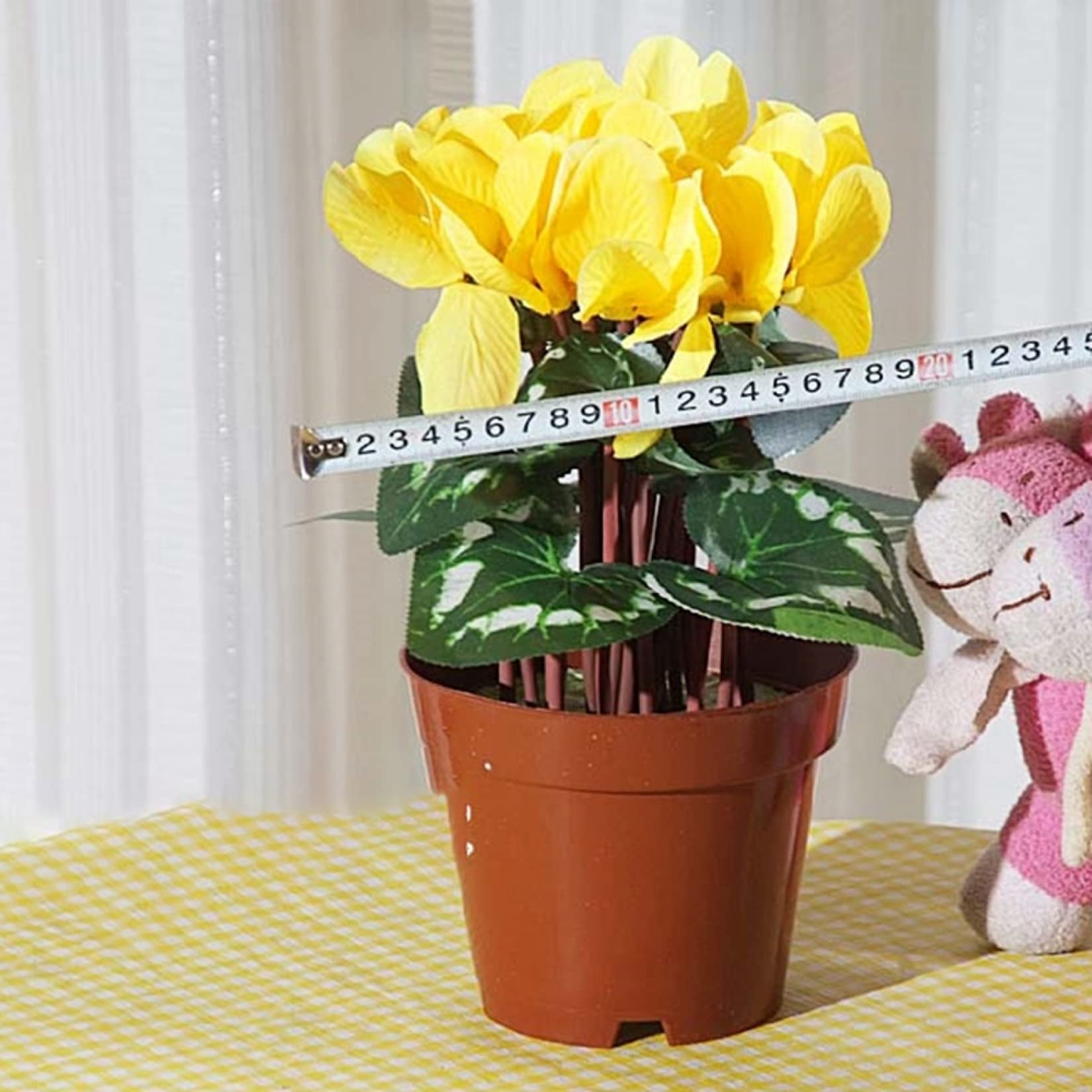 アートフラワーブーケ　ミニシクラメン　フラワー　絵　絵画　立体　立体絵画 アートフラワーブーケ ミニシクラメン フラワー 絵 絵画 立体