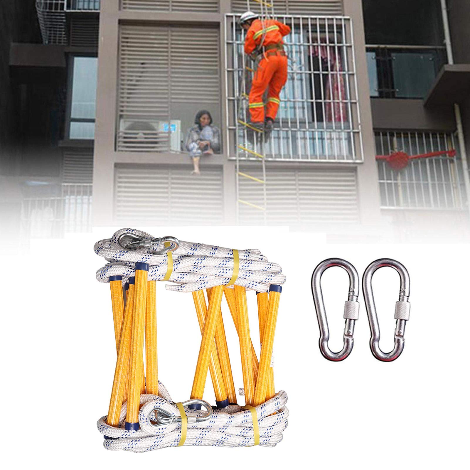 Buy LAErper Rope Ladder,Fire Escape Ladder Fireproof Rescue Ladder for