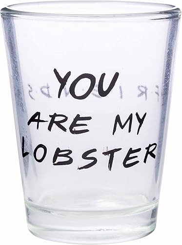 Miniatura 3 de Silver Buffalo Friends Iconic Quotes Only Paquete de 4 mini gafas, 1.5 onzas