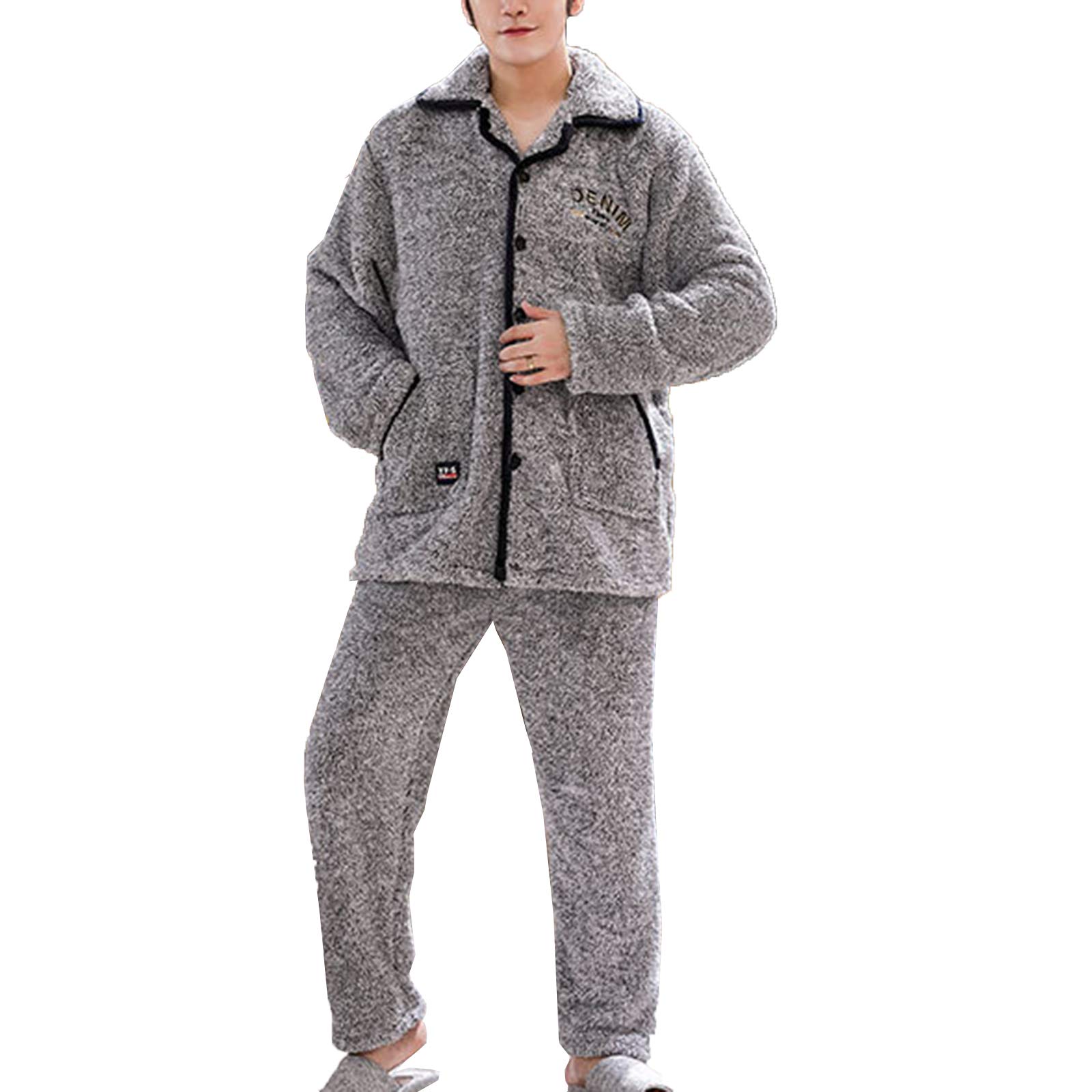 Pyjama homme polaire corail pour des nuits chaudes et confort