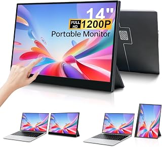 14inch Touchscreen Portable Monitor,1920x1200 Extender Laptop Touch Display