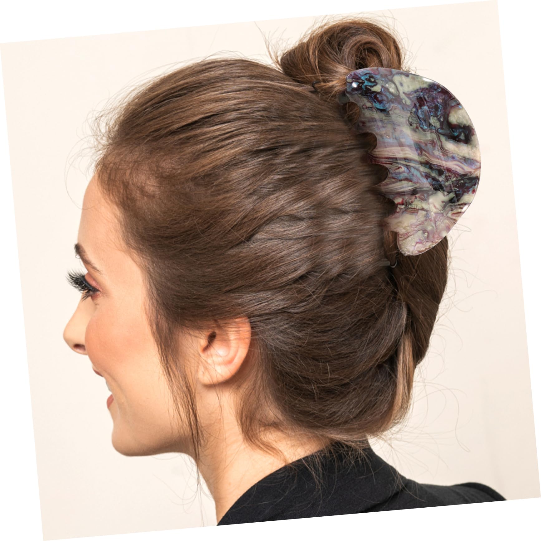 FRCOLOR 4 Pezzi Eleganti Fermagli Per Per Coda Di Cavallo Fermagli Per Grandi Da Donna Strumento Per Lo Styling Alla Moda