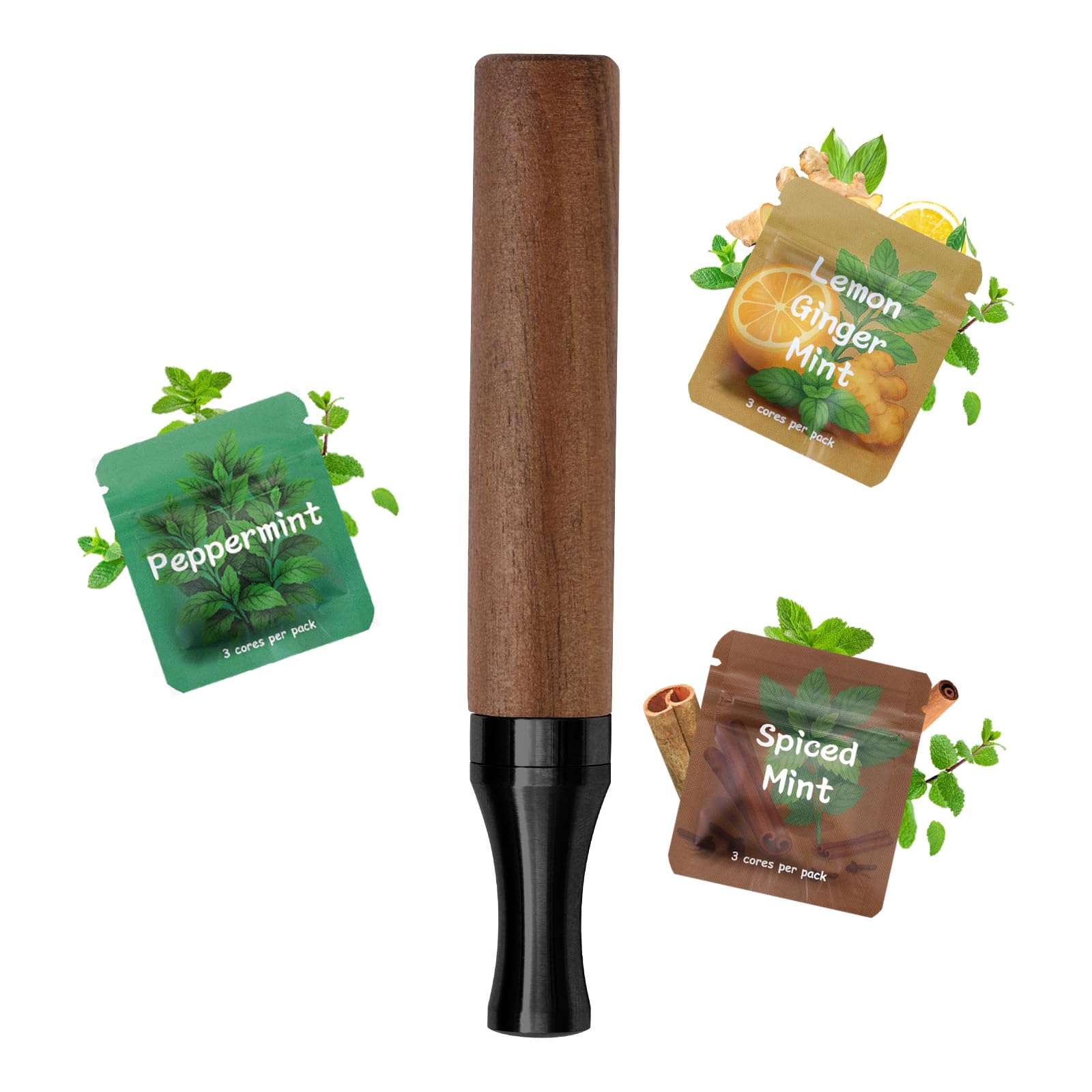 Portátil Verstellbare Ventana de Flujo Ajustable Kit de Inhalación para Dejar de Fumar Reutilizable