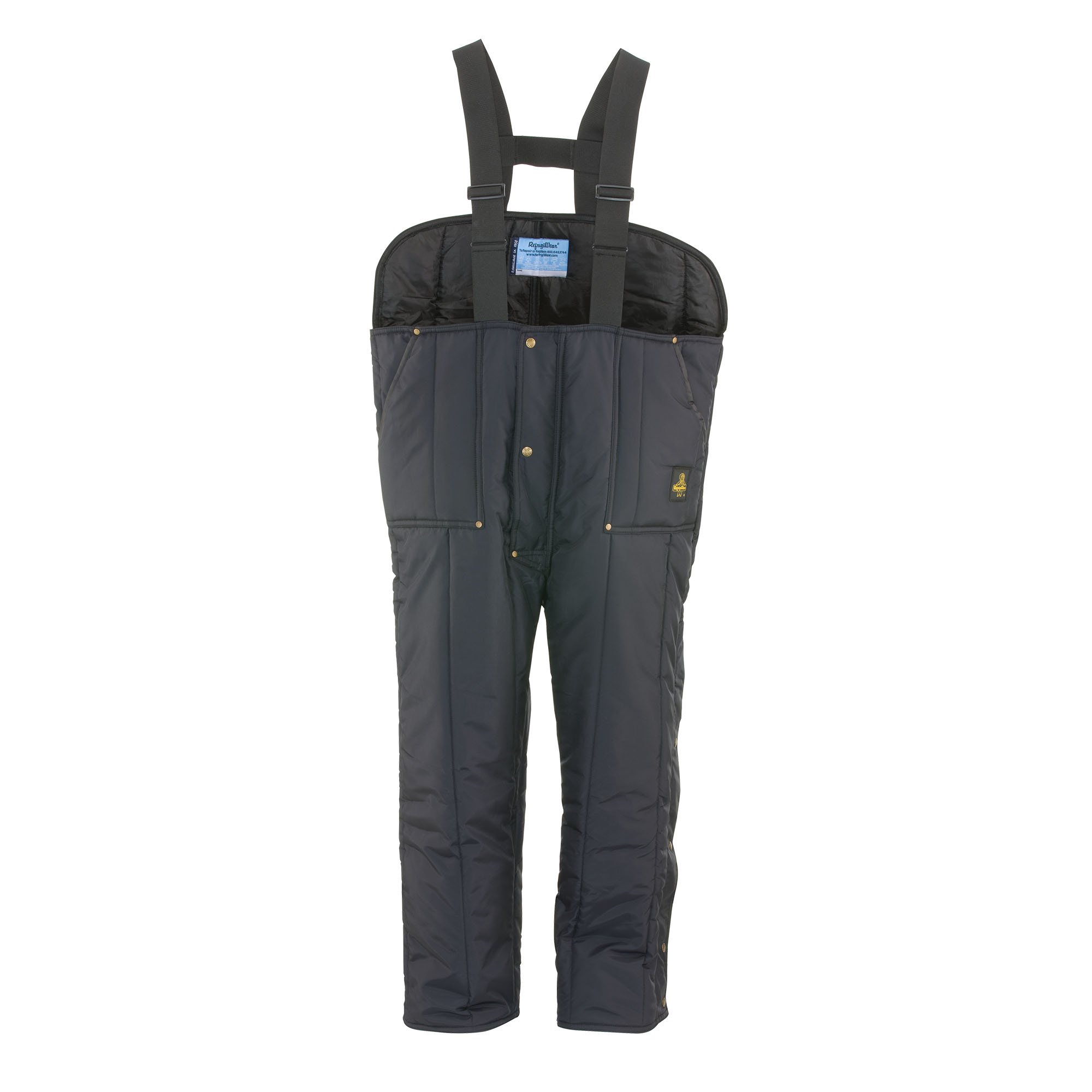 RefrigiWear Iron-Tuff Insulated Low-Bib Overalls, -50°F Comfort Rating