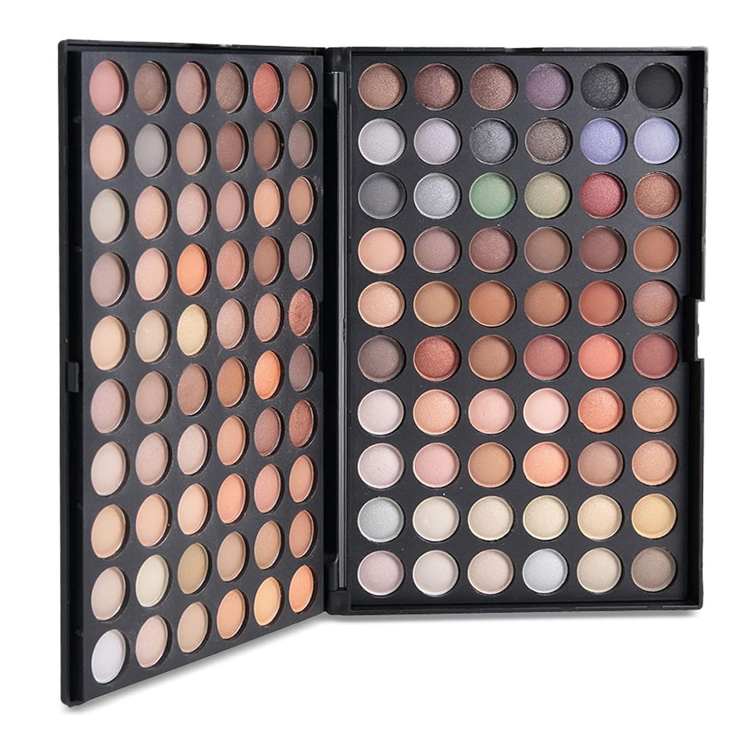 120 Nude Eyeshadow Palette, Beauty Makeup Palette Multicolor Combinable Highly Pigmented Warm Color Cosmetic Sweatproof Matte Pearl Shimmer Makeup Shadow Palette Professional for Women #4 - Image 9