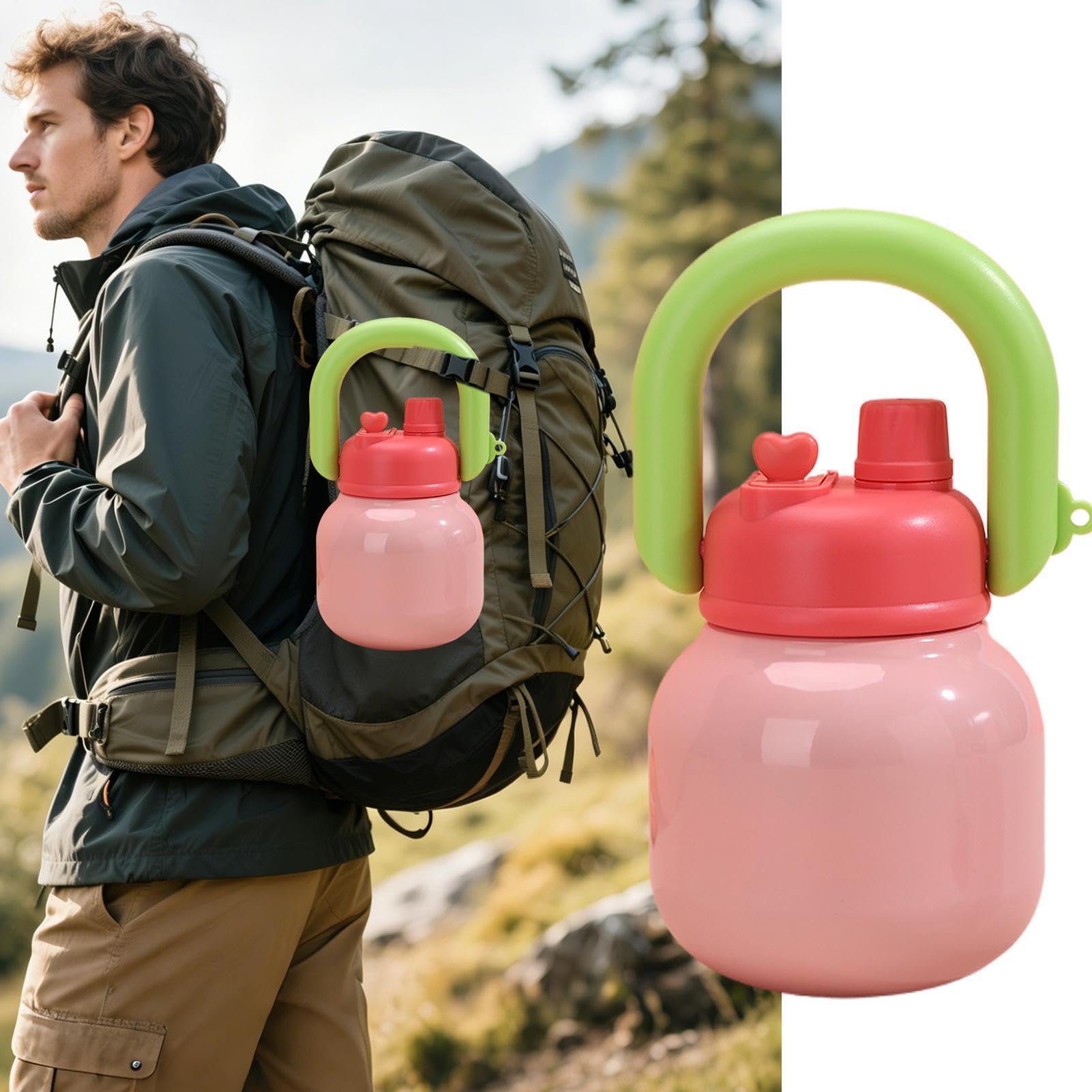 Botella de Acero Inoxidable Antifugas Para Bebidas Frías Y Calientes