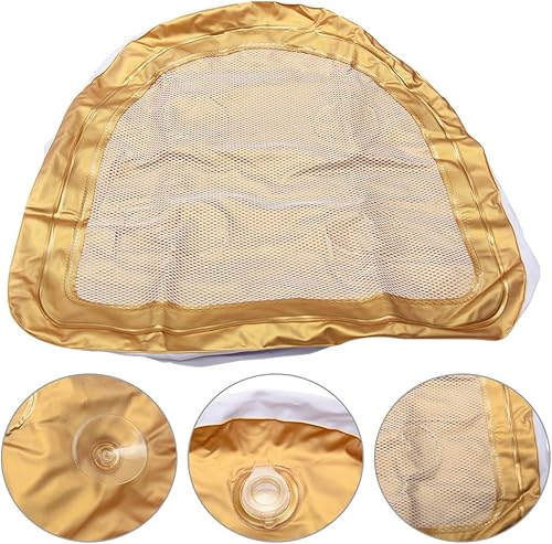 Miniatura 6 de Almohadilla de asiento elevador de spa y bañera de hidromasaje con ventosa, cojín inflable de masaje para bañera de spa, almohada inflable para