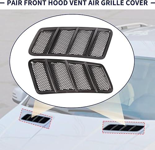 Miniatura 5 de Cubierta de rejilla de ventilación delantera izquierda y derecha compatible con Mercedes Benz W166 GL350 GL450 GL63 AMG ML350 ML550 ML63 AMG