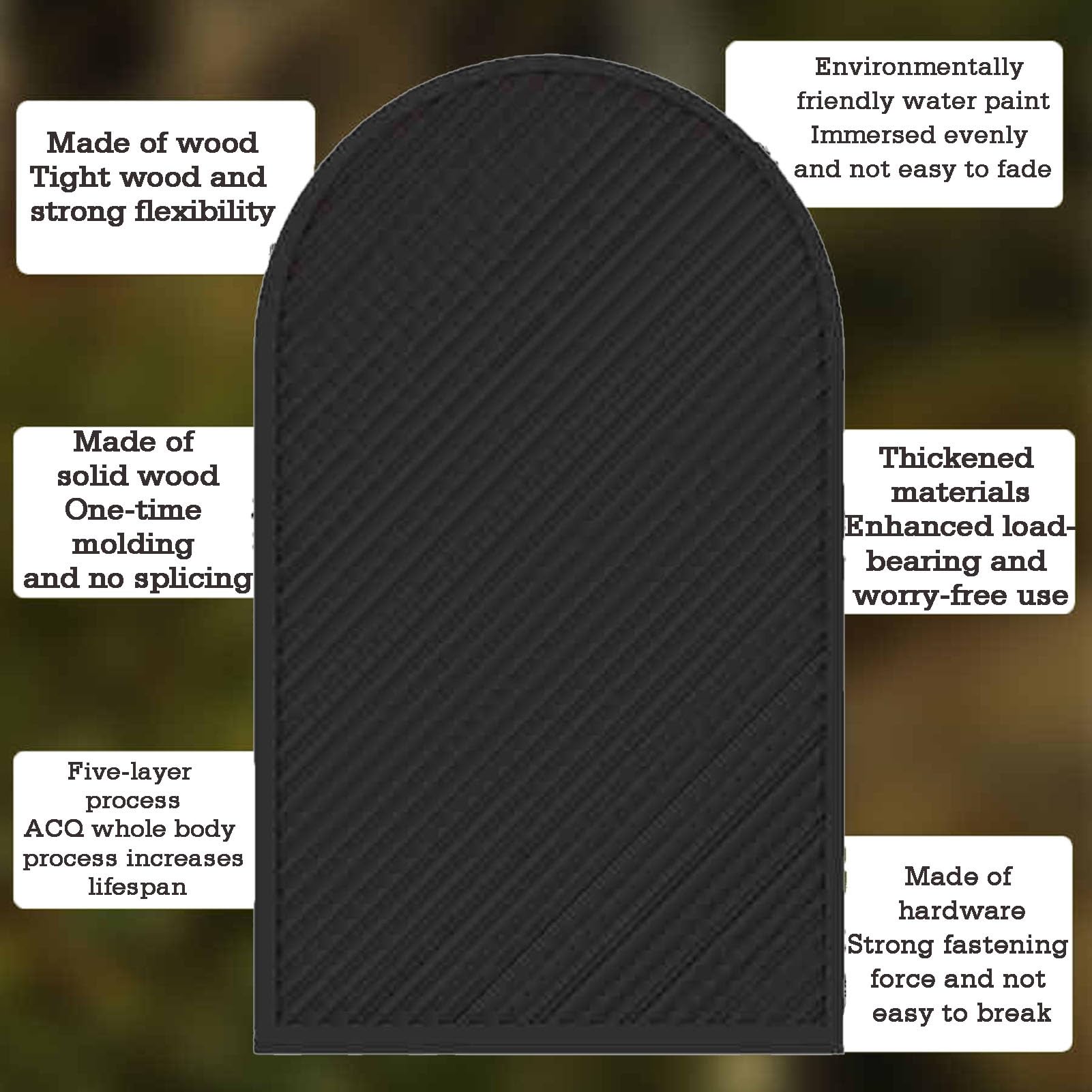 Divisori da giardino in legno, staccionata autoportante o montata su superficie, divisorio portatile, facile da montare per il cortile (giallo, 90 x 150 cm), soluzione perfetta per la privacy