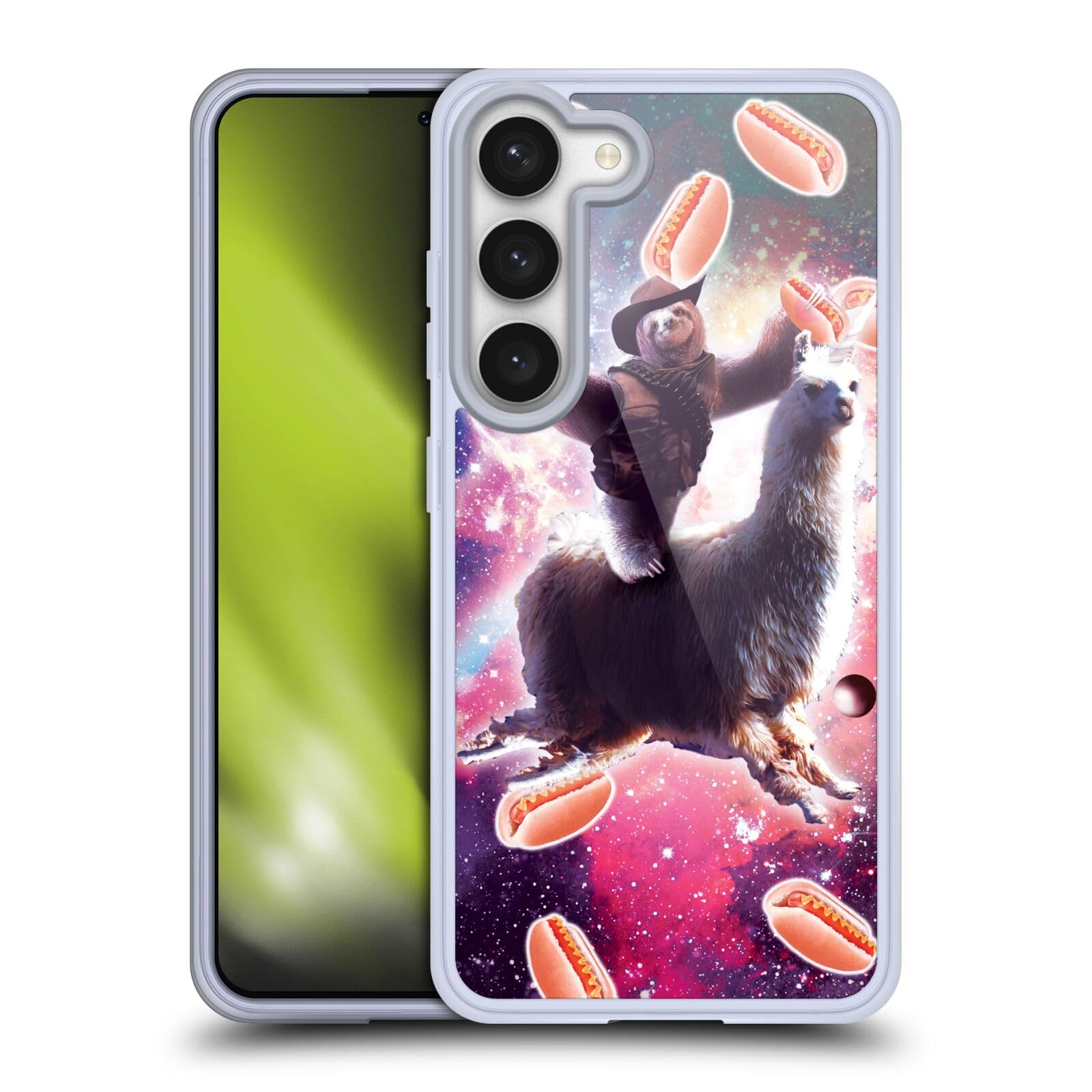 Carcasa de gel suave Random Galaxy para teléfono Samsung Galaxy S23 5G 7