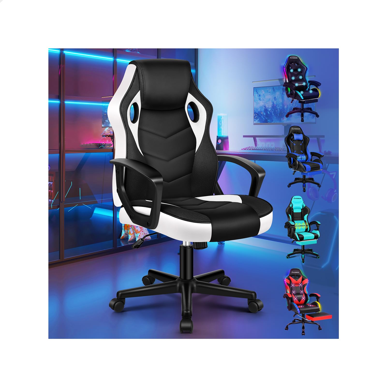 ELFORDSON Gaming Chair, Video Game Chairs, Review – Best Value for Money?